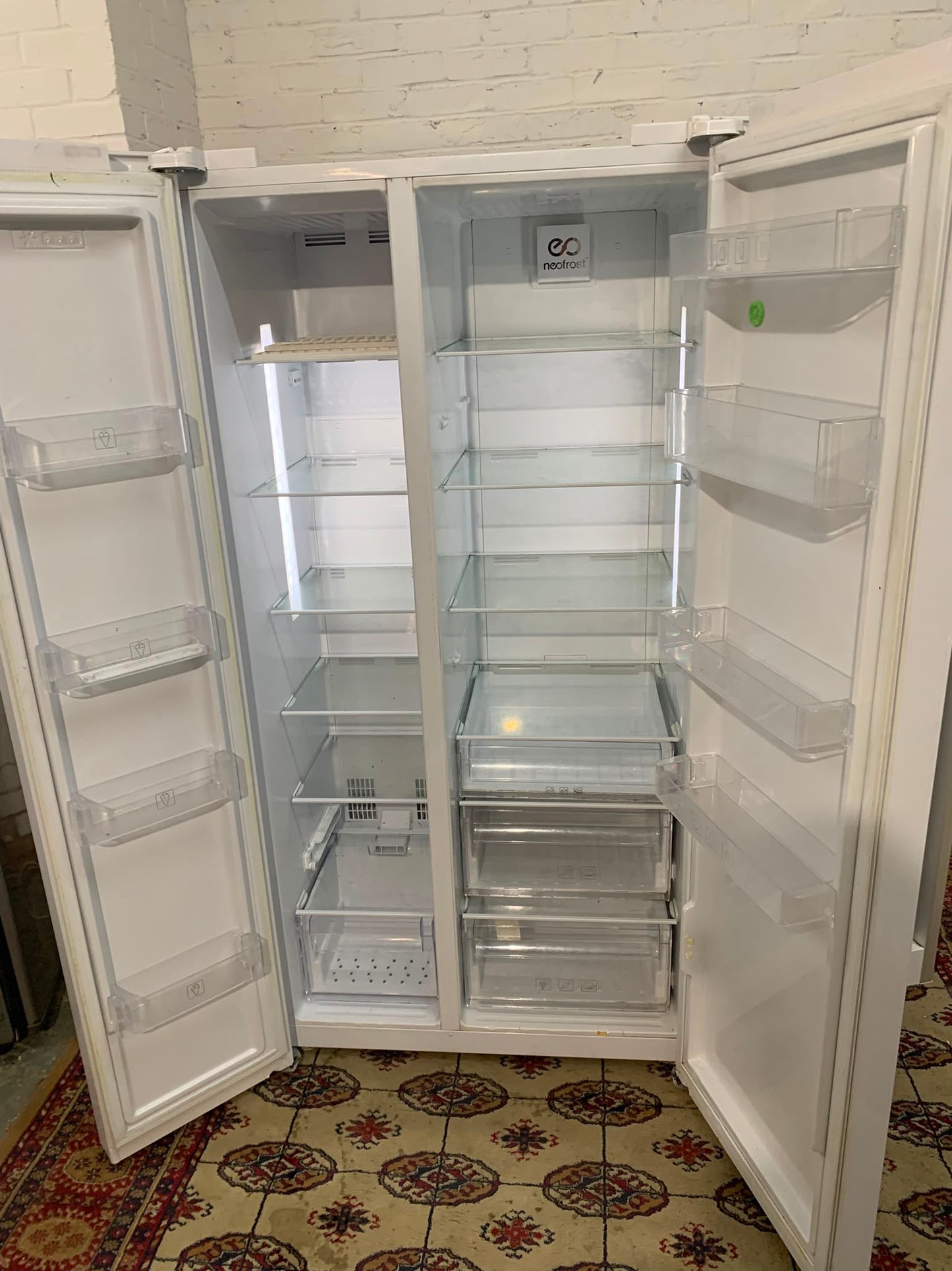 Beko White Double Door American Fridge Freezer For Sale