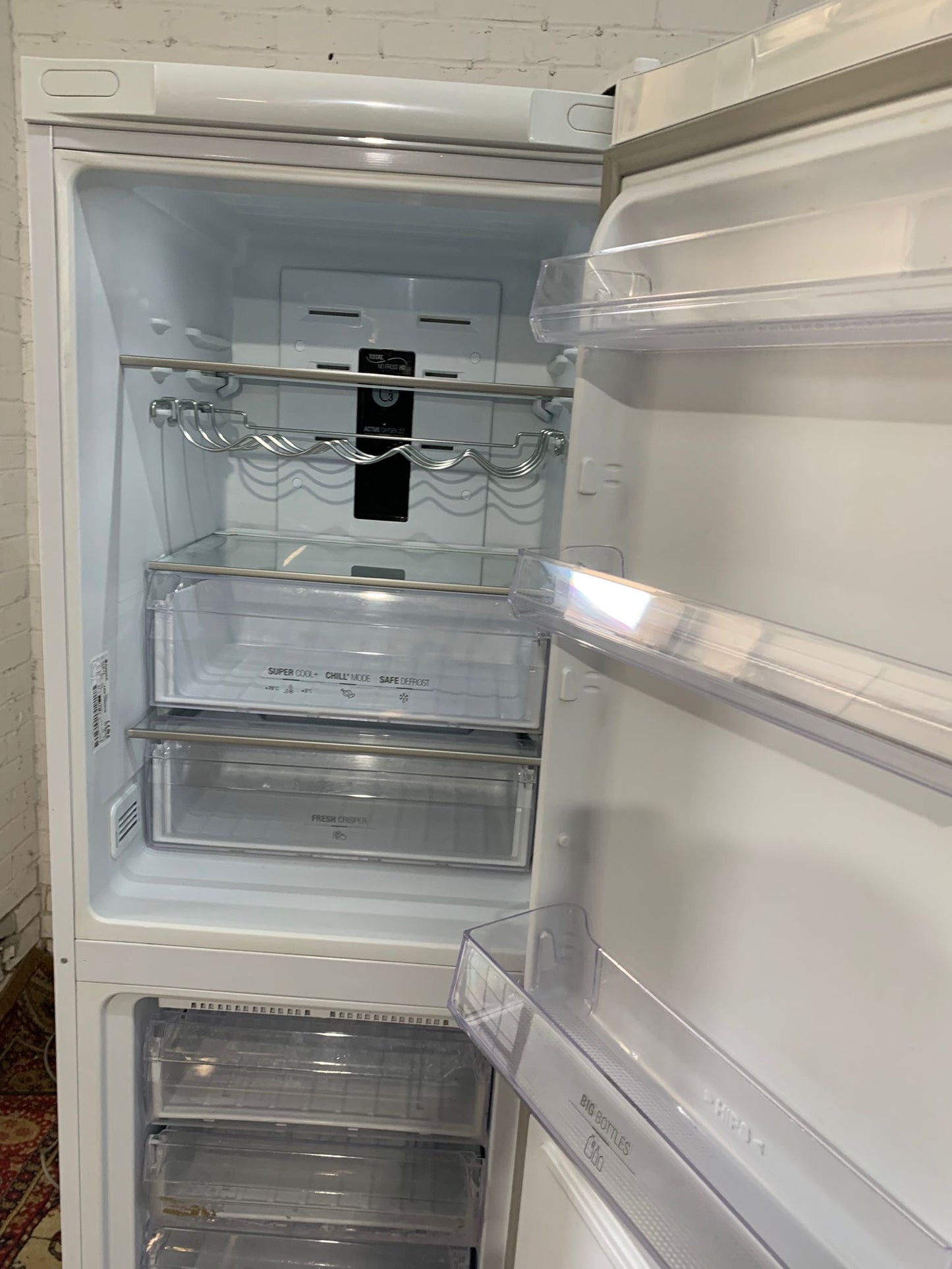 Tall Liebherr Grey Fridge Freezer For Sale