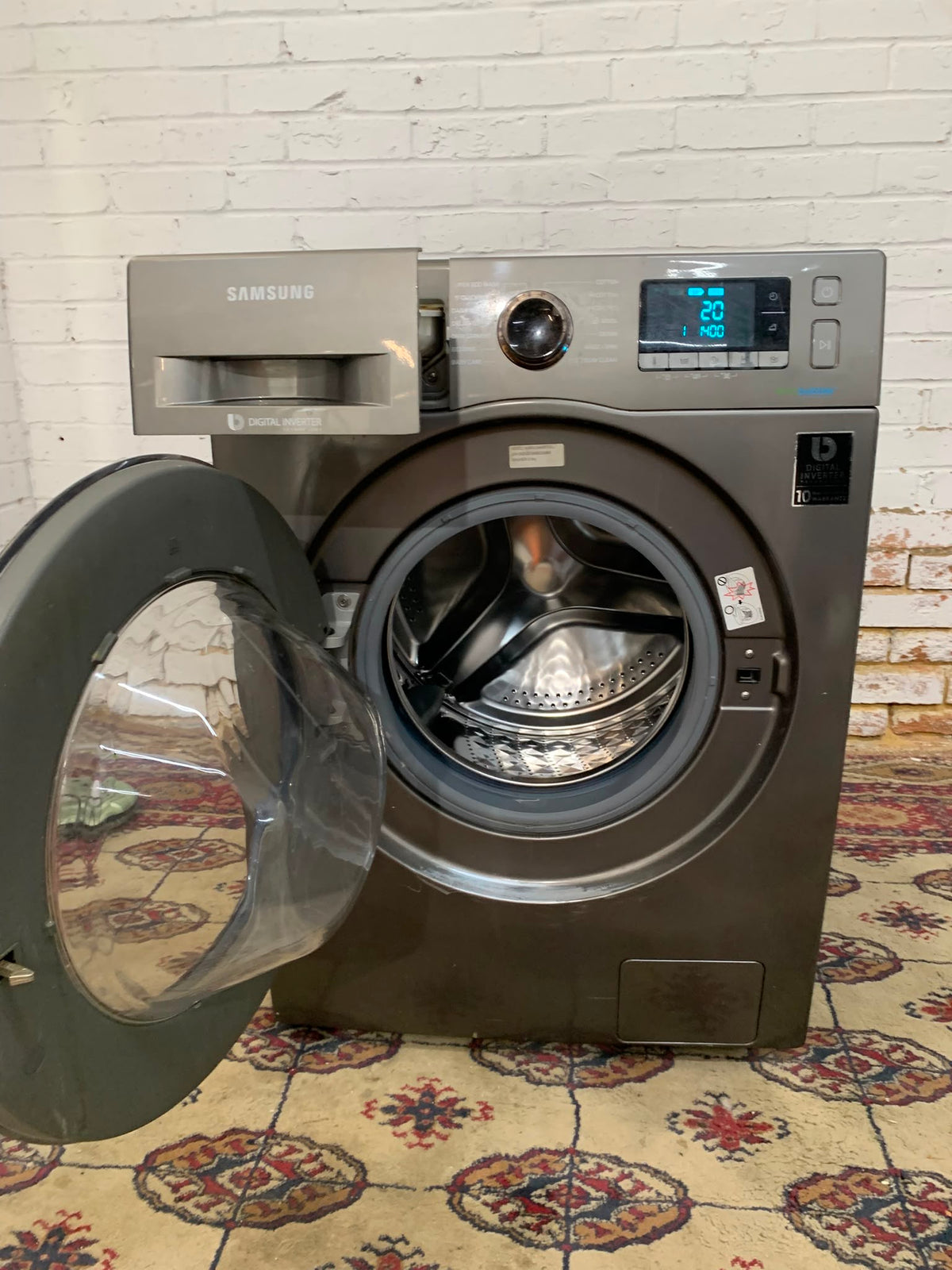 Samsung EcoBubble 9KG Stainless Steel Washing Machine For Sale