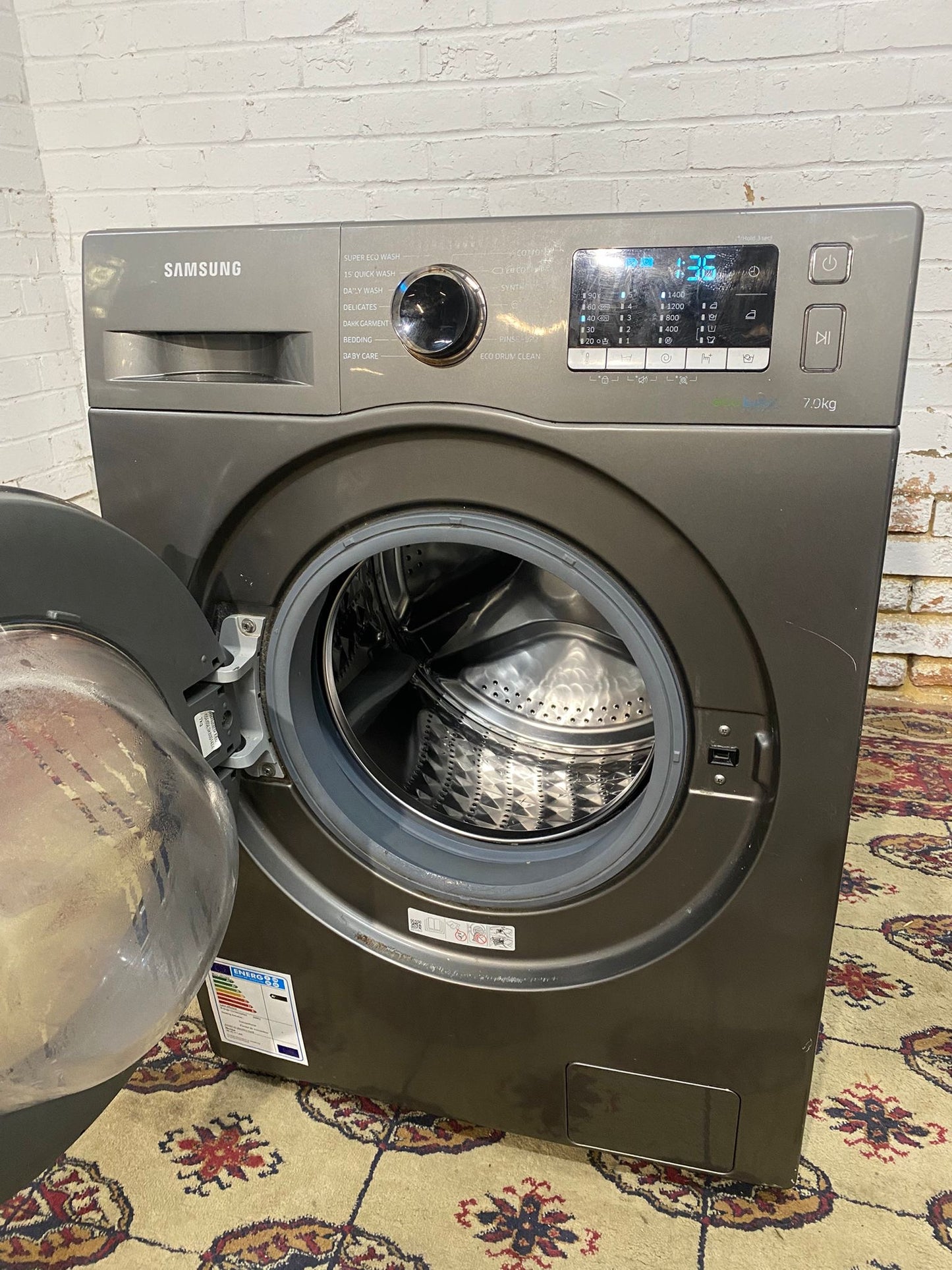 Samsung Digital Inverter Grey Washing Machine For Sale