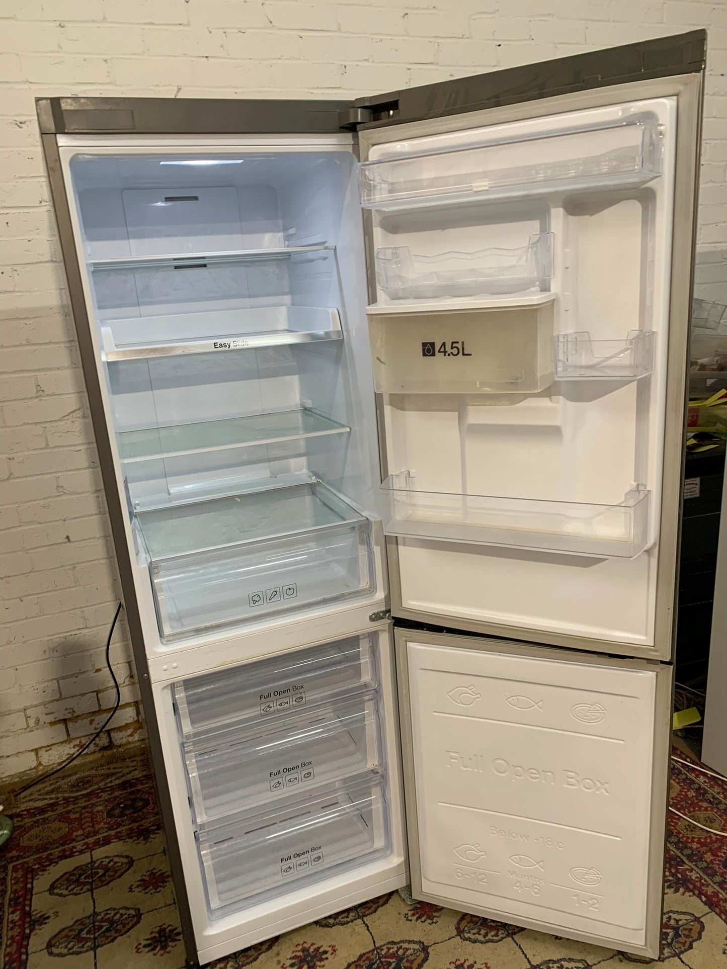 Samsung 185CM Tall Stainless Steel Fridge Freezer Only For Sale