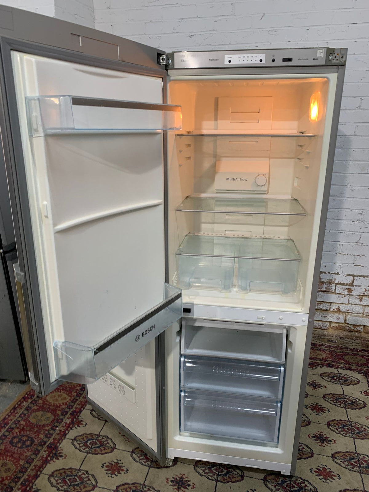 170CM Tall Bosch  Stainless Steel Fridge Freezer