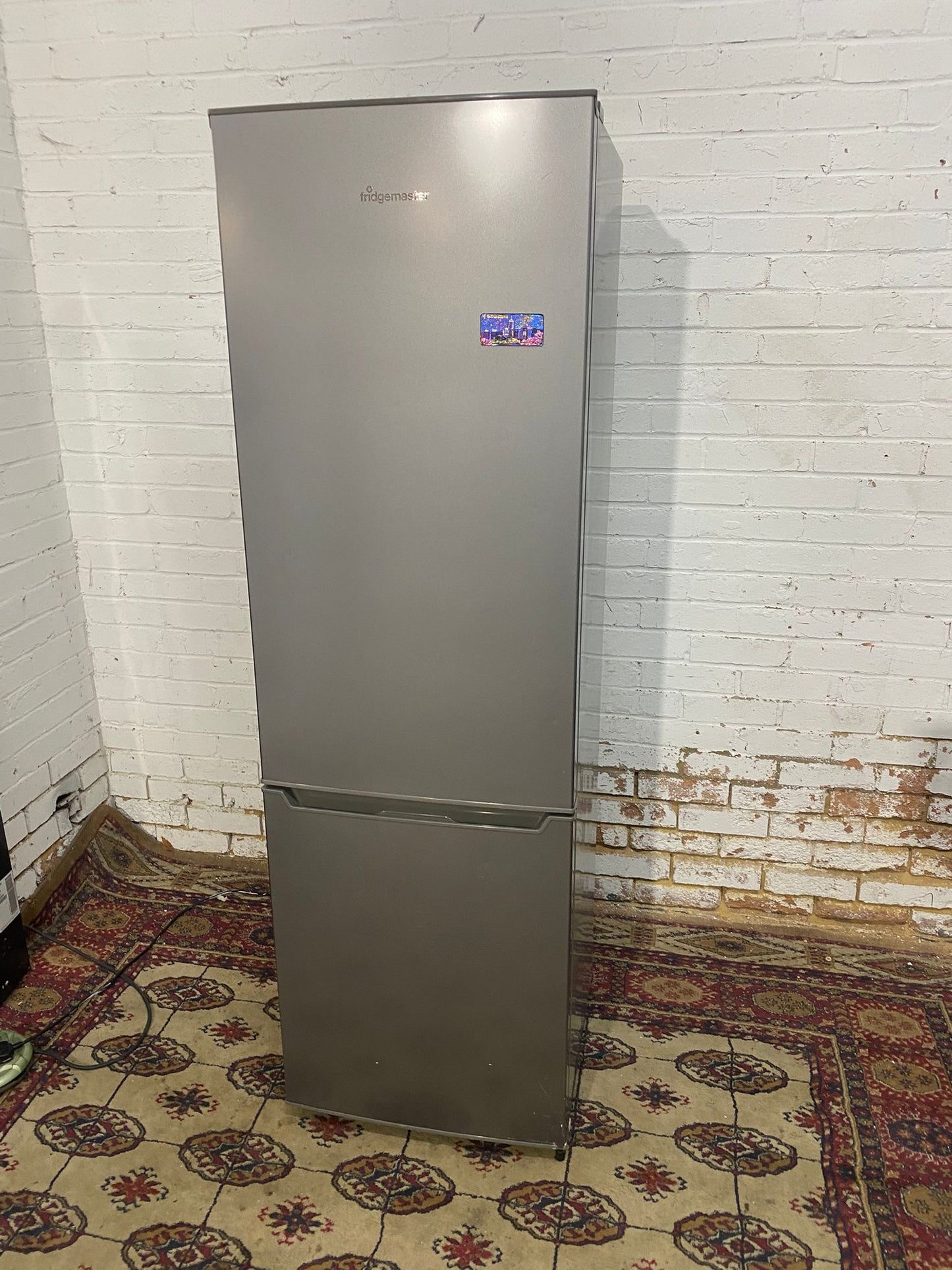 FridgeMaster Grey Fridge Freezer For Sale