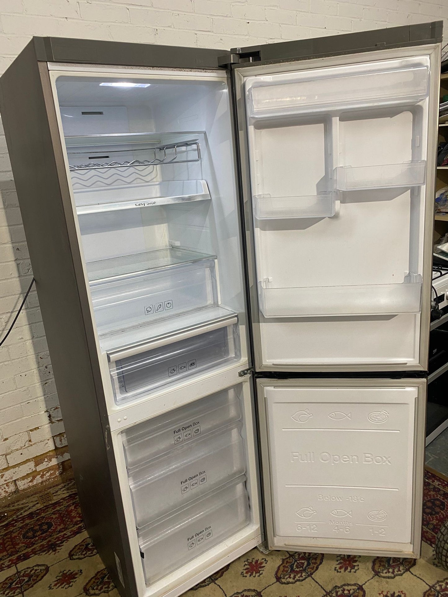 Tall Samsung Stainless Steel Fridge Freezer For Sale