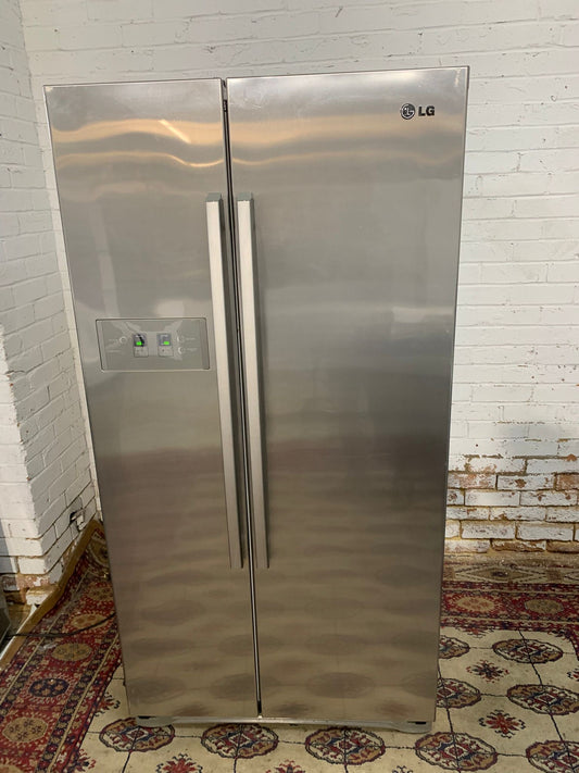LG Stainless Steel American Double Door Fridge Freezer