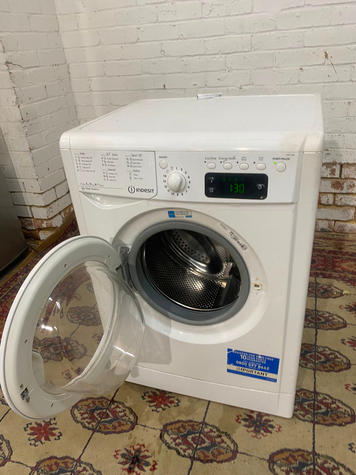 Indesit White 7KG Washing Machine