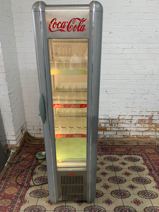 Coca Cola Slim Commercial Standing Drinks Fridge (video available)