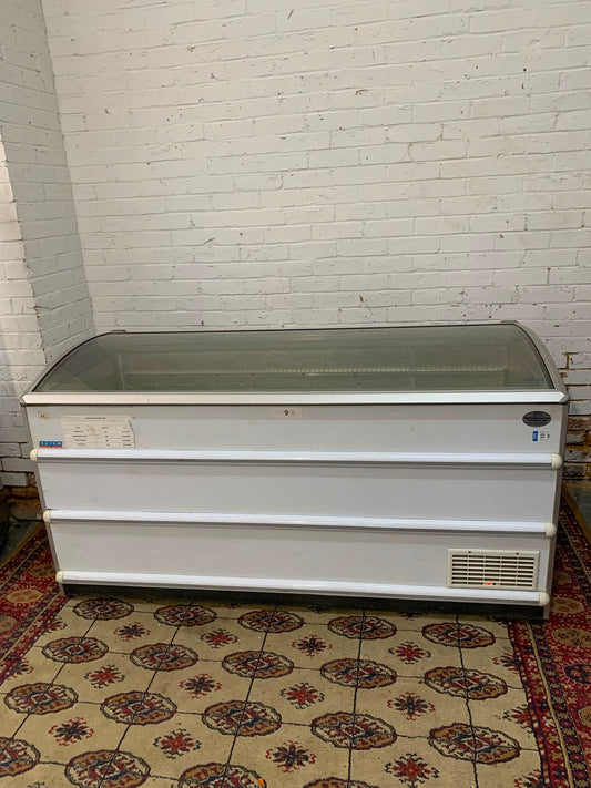 ✅🚐🚐 1.7M Long Commercial Glass Chest Freezer For Sale