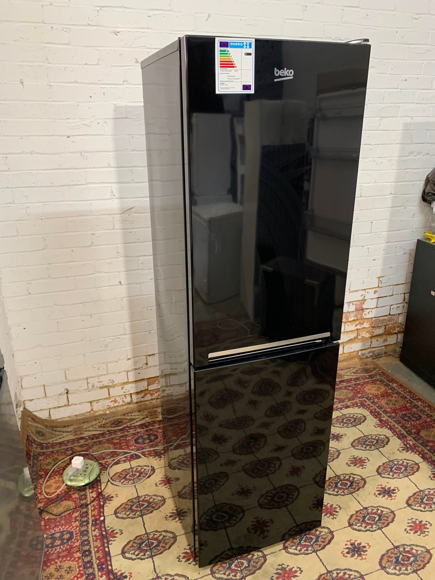 Beko Black Fridge Freezer For Sale