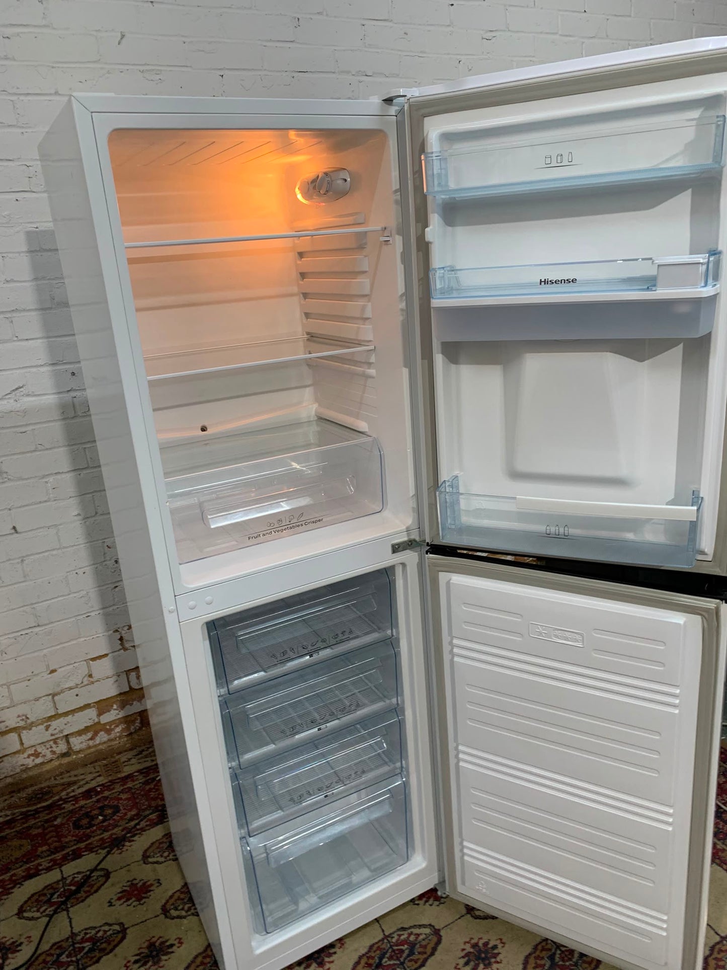 Hisense White Fridge Freezer With Water Dispenser For Sale