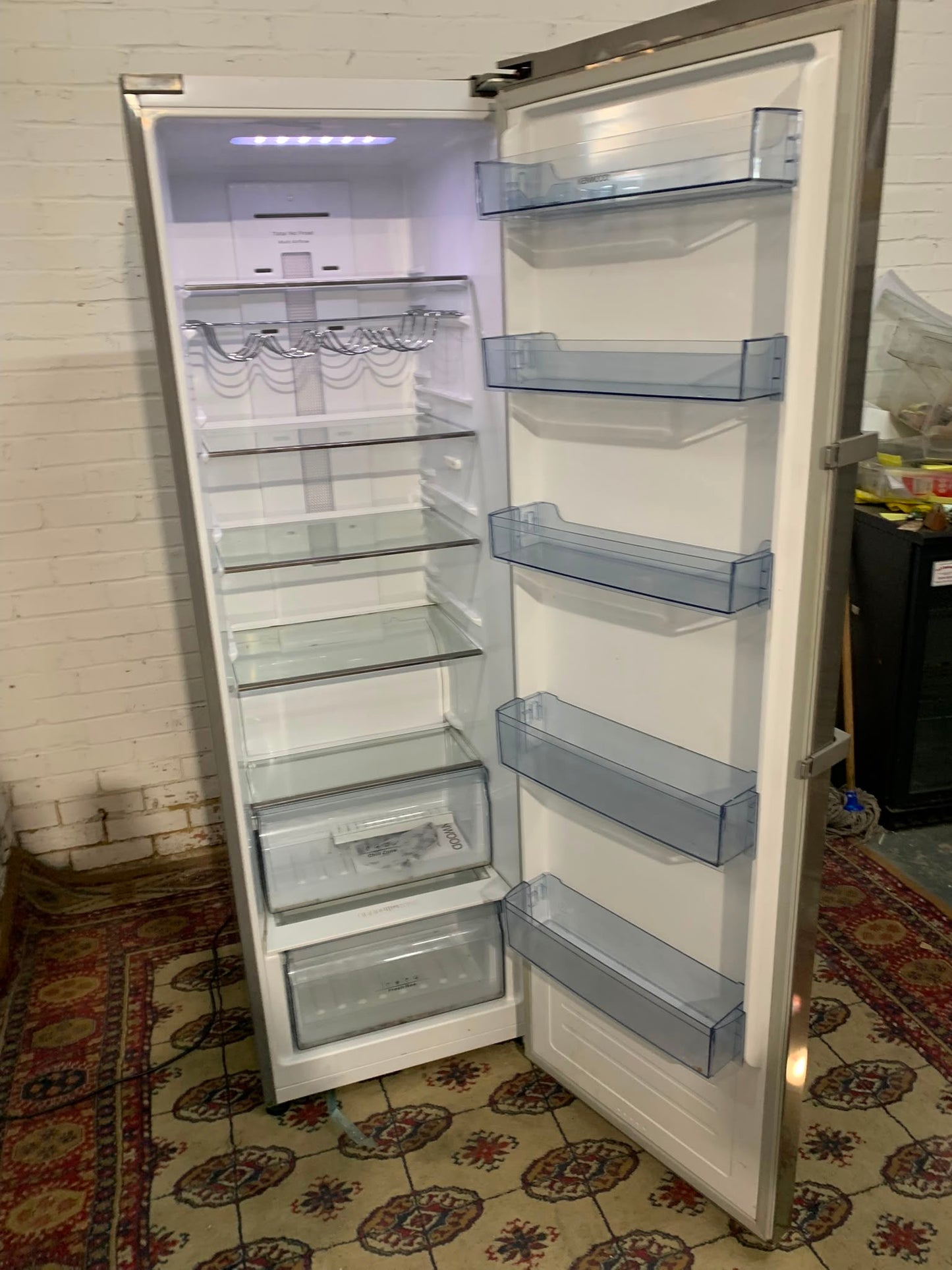 185CM Kenwood Standing Fridge Stainless Steel For Sale