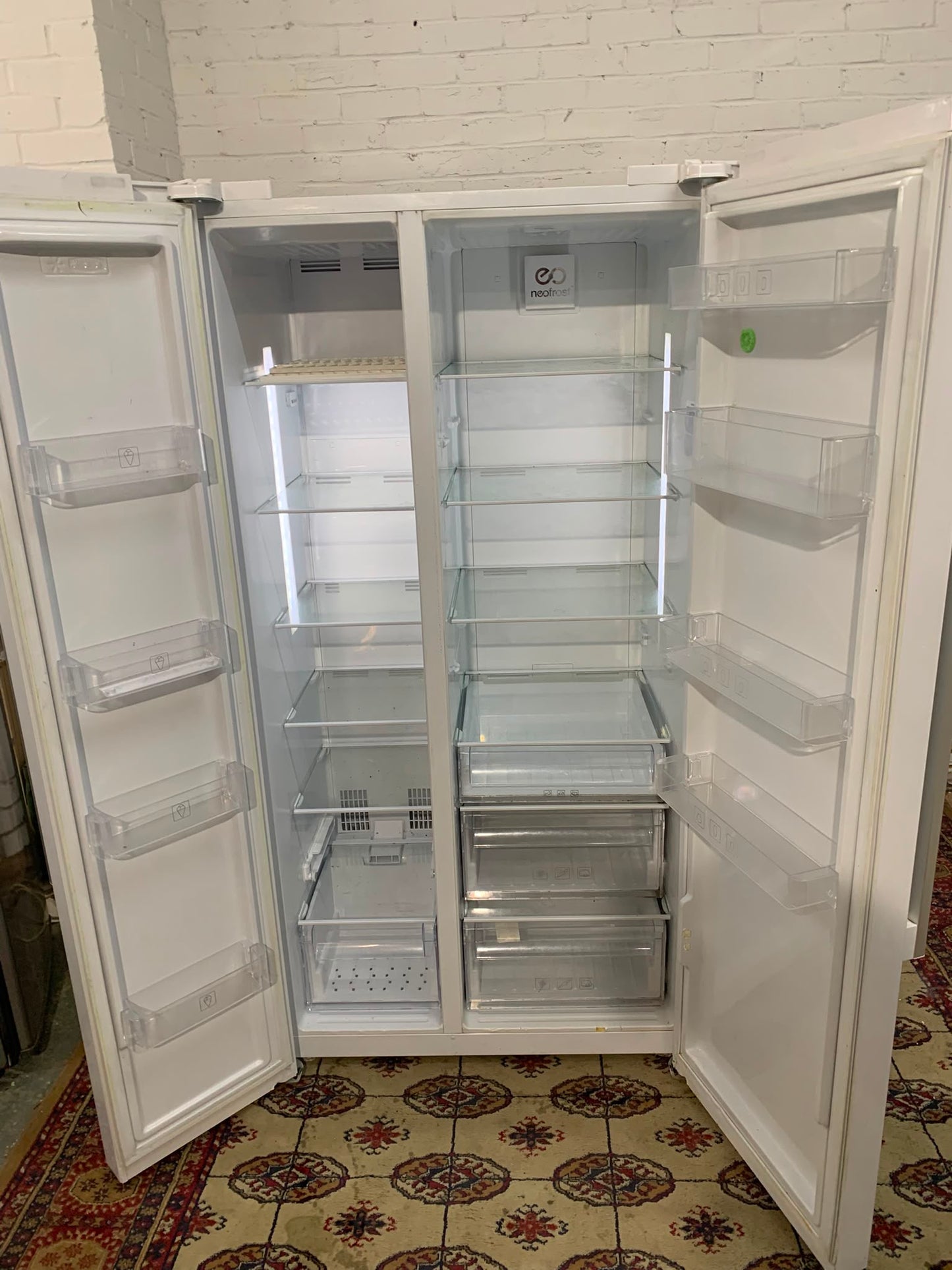 Beko White Double Door American Fridge Freezer For Sale