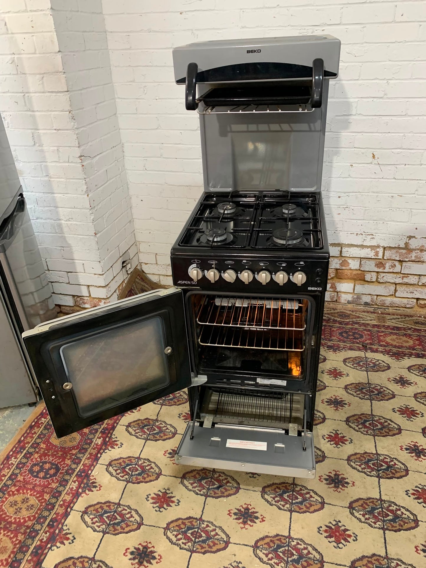 Beko 50CM  Gas Cooker With Large Oven For Sale