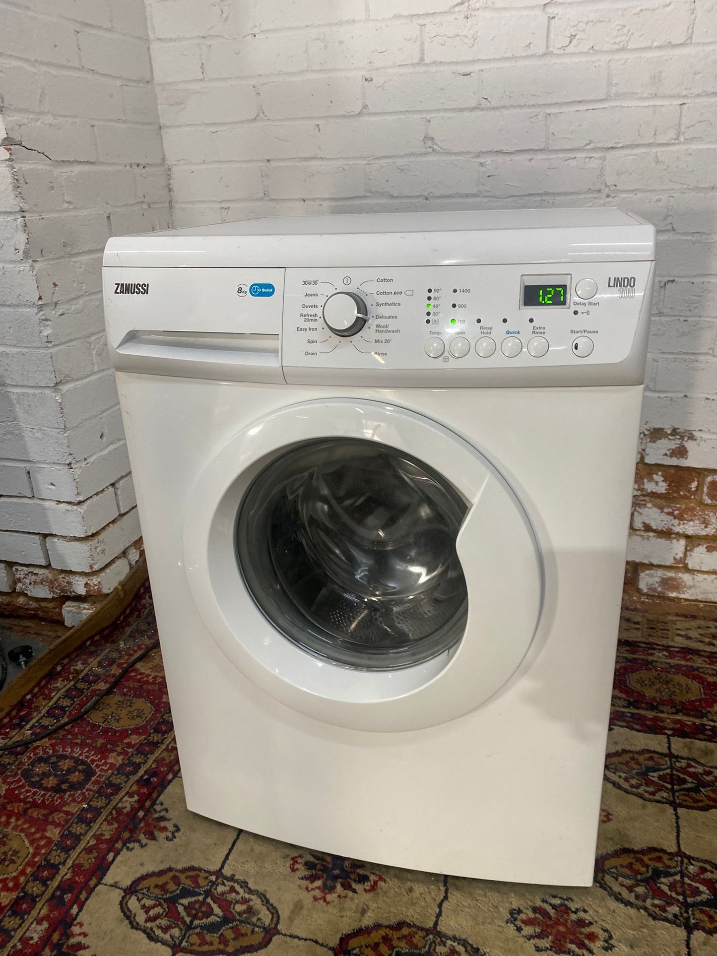 Zanussi 8KG Washing Machine For Sale