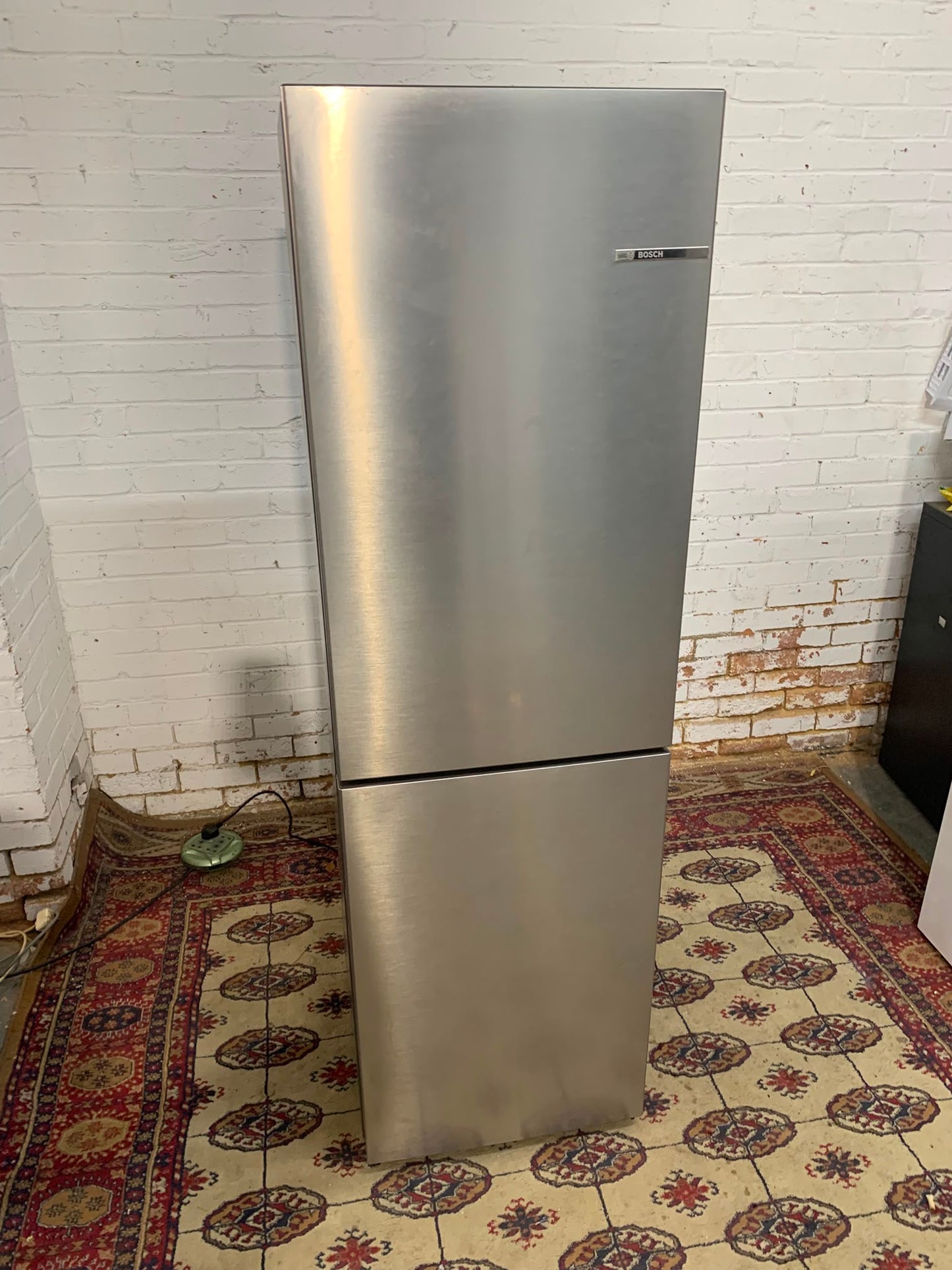 Bosch Silver Grey Fridge Freezer For Sale