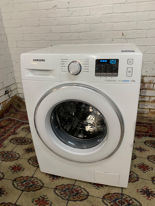 Samsung EcoBubble 7KG White Washing Machine