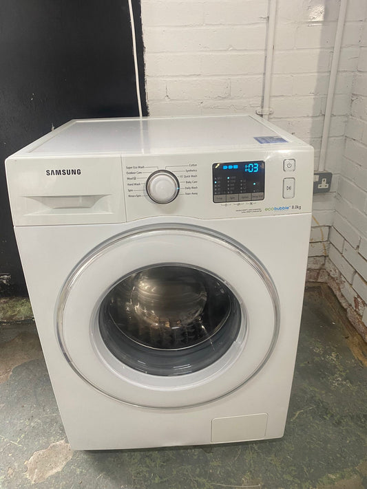Samsung EcoBubble 8KG Washing Machine In White For Sale