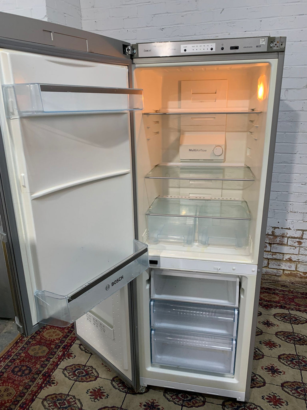 170CM Tall Bosch  Stainless Steel Fridge Freezer
