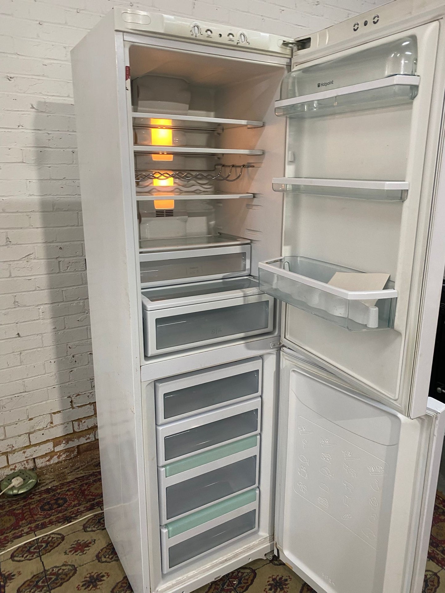 HotPoint 2M Tall Fridge Freezer For Sale