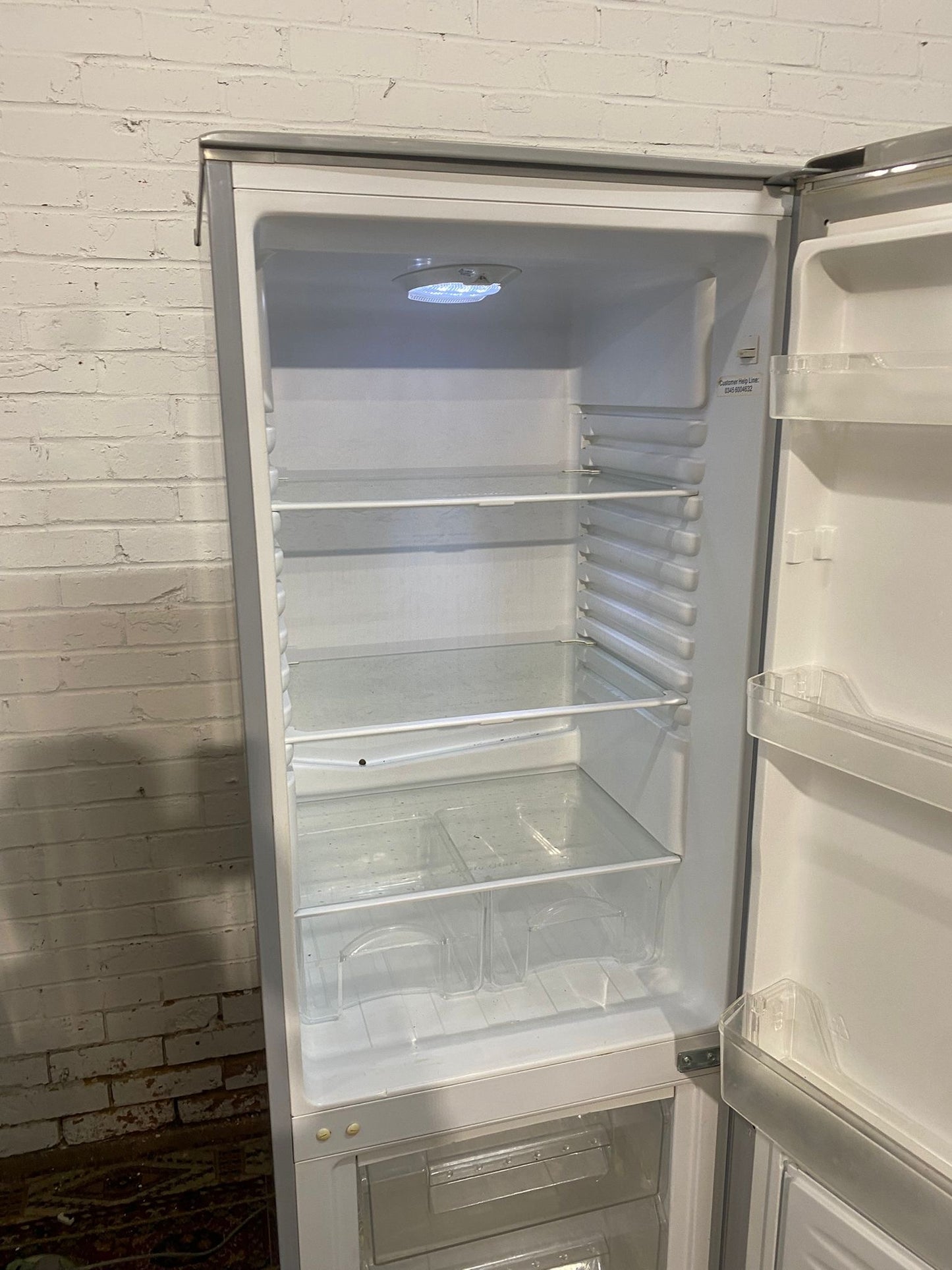 175CM Tall Bush Grey Fridge Freezer For Sale