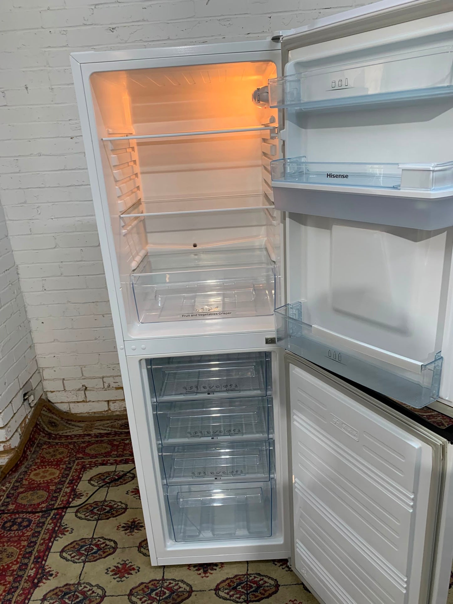 Hisense White Fridge Freezer With Water Dispenser For Sale