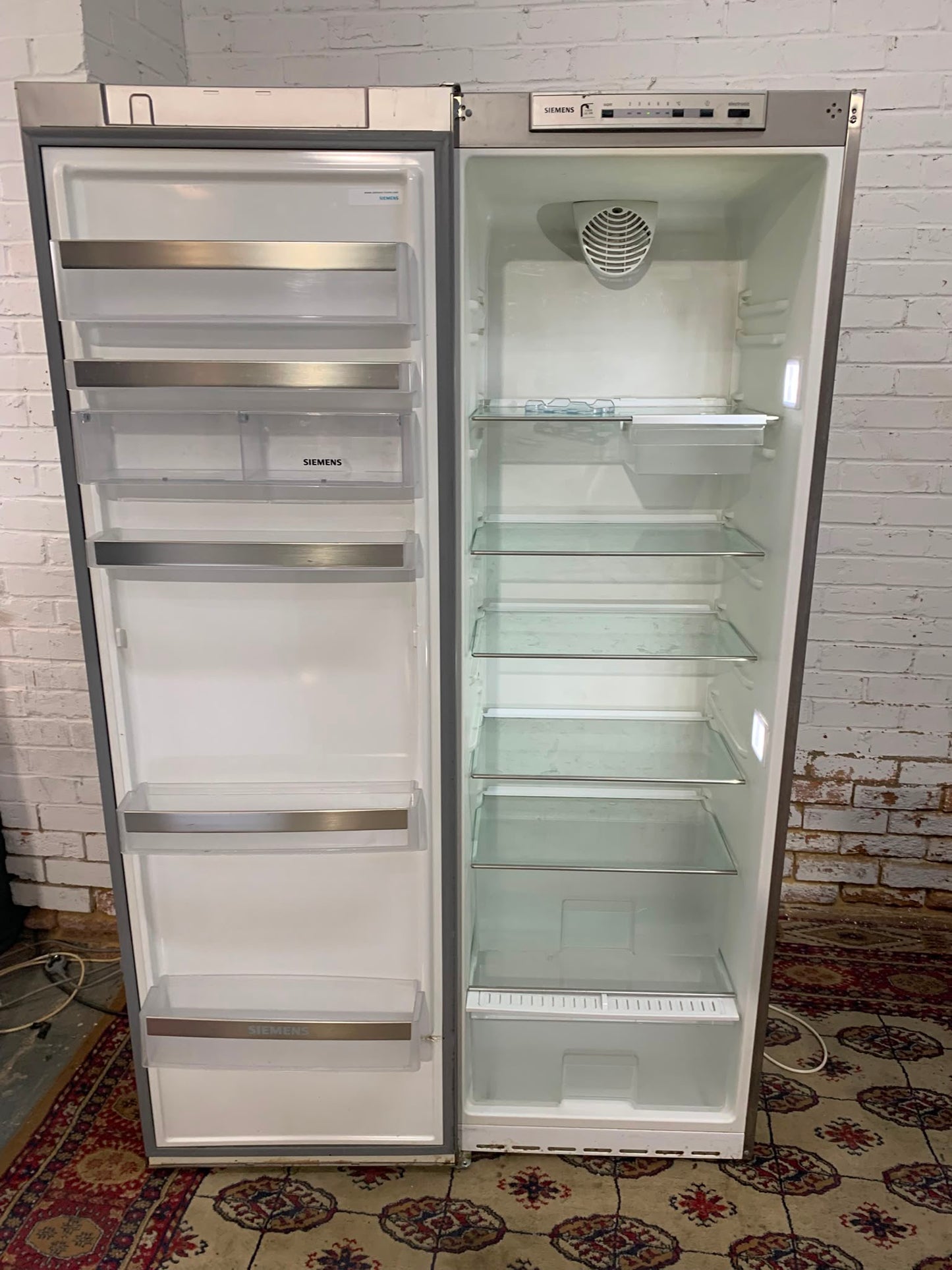 Siemens Stainless Steel Standing Fridge Only For Sale
