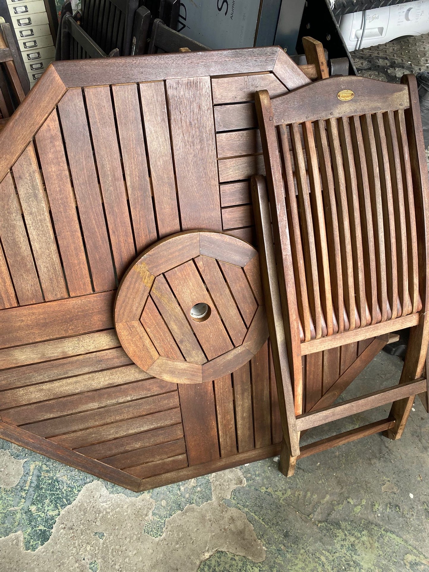 Branded Wooden Table With 4 Chairs For Sale