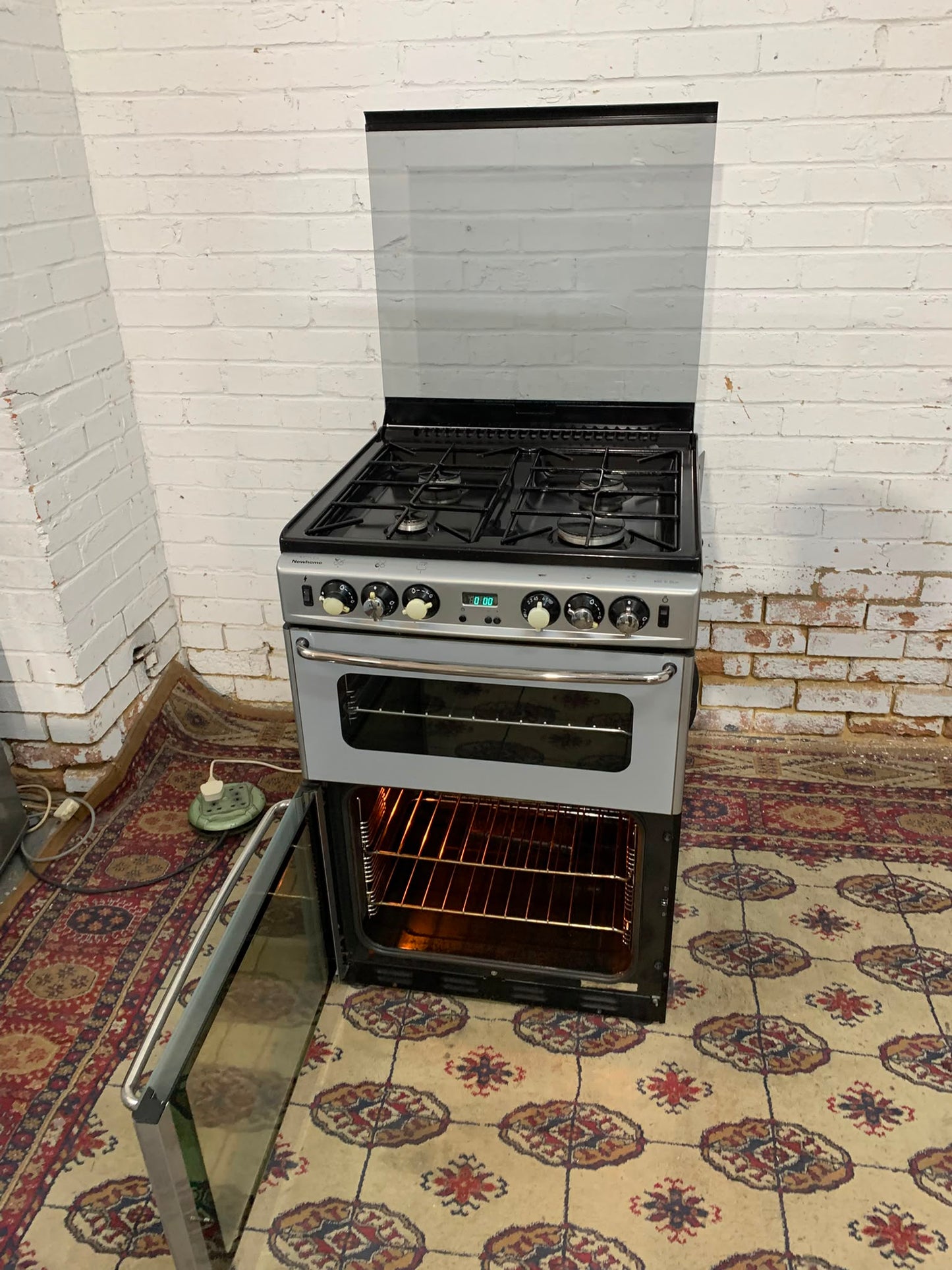 NEWHOME 60CM Grey Gas Cooker With Oven/Grill For Sale