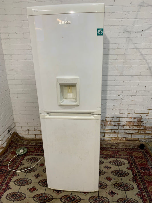 180CM Tall Beko White Fridge Freezer