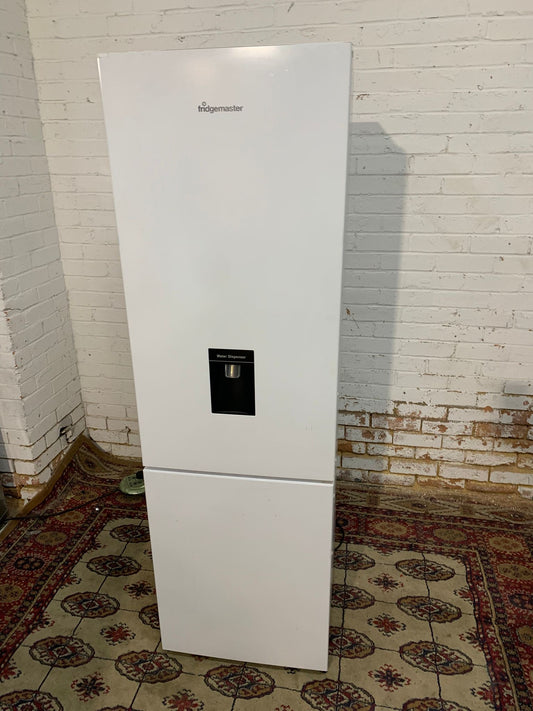 Tall Fridgemaster White Fridge Freezer