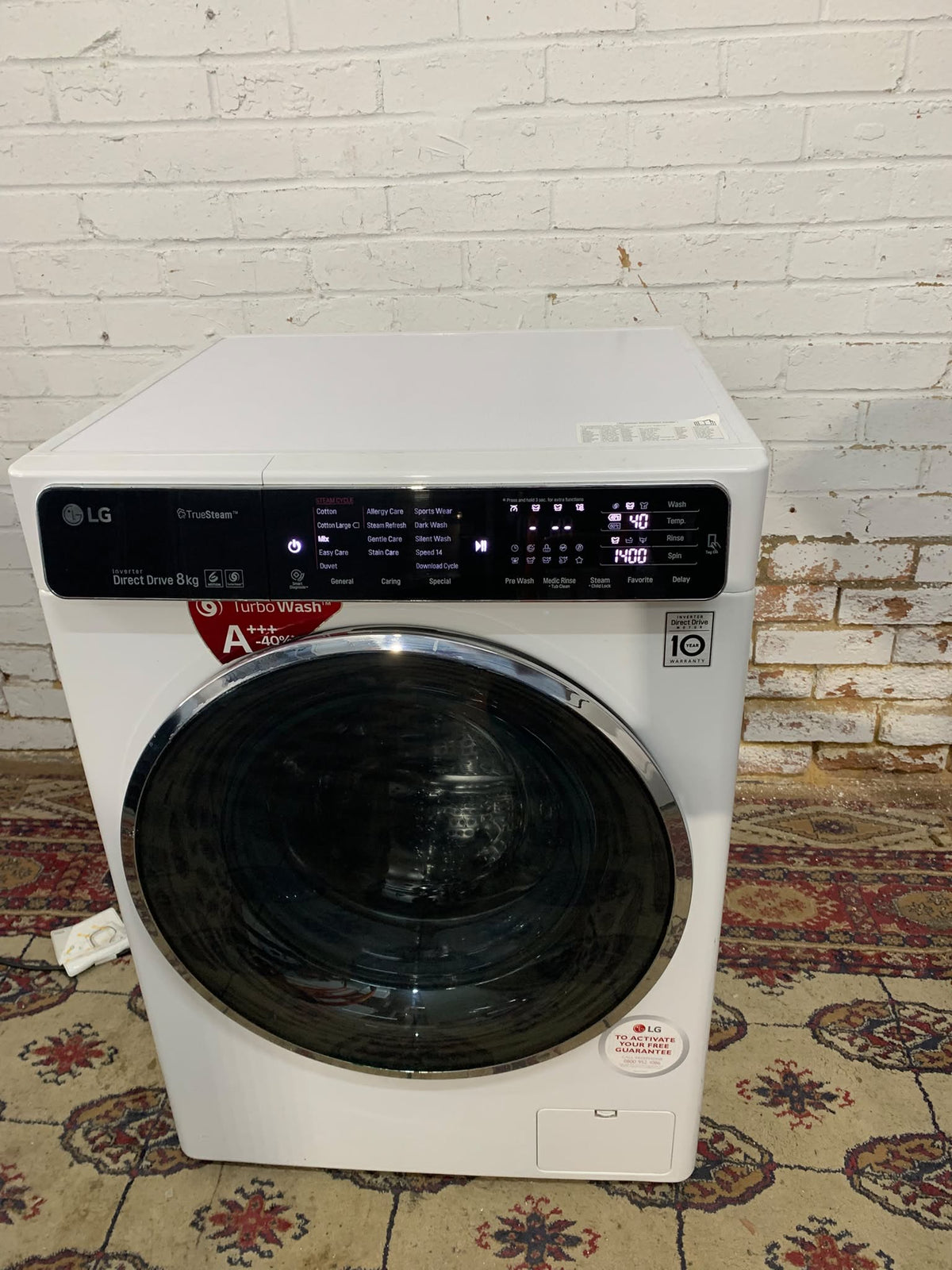 LG 8KG Fully Touch DirectDrive Washing Machine
