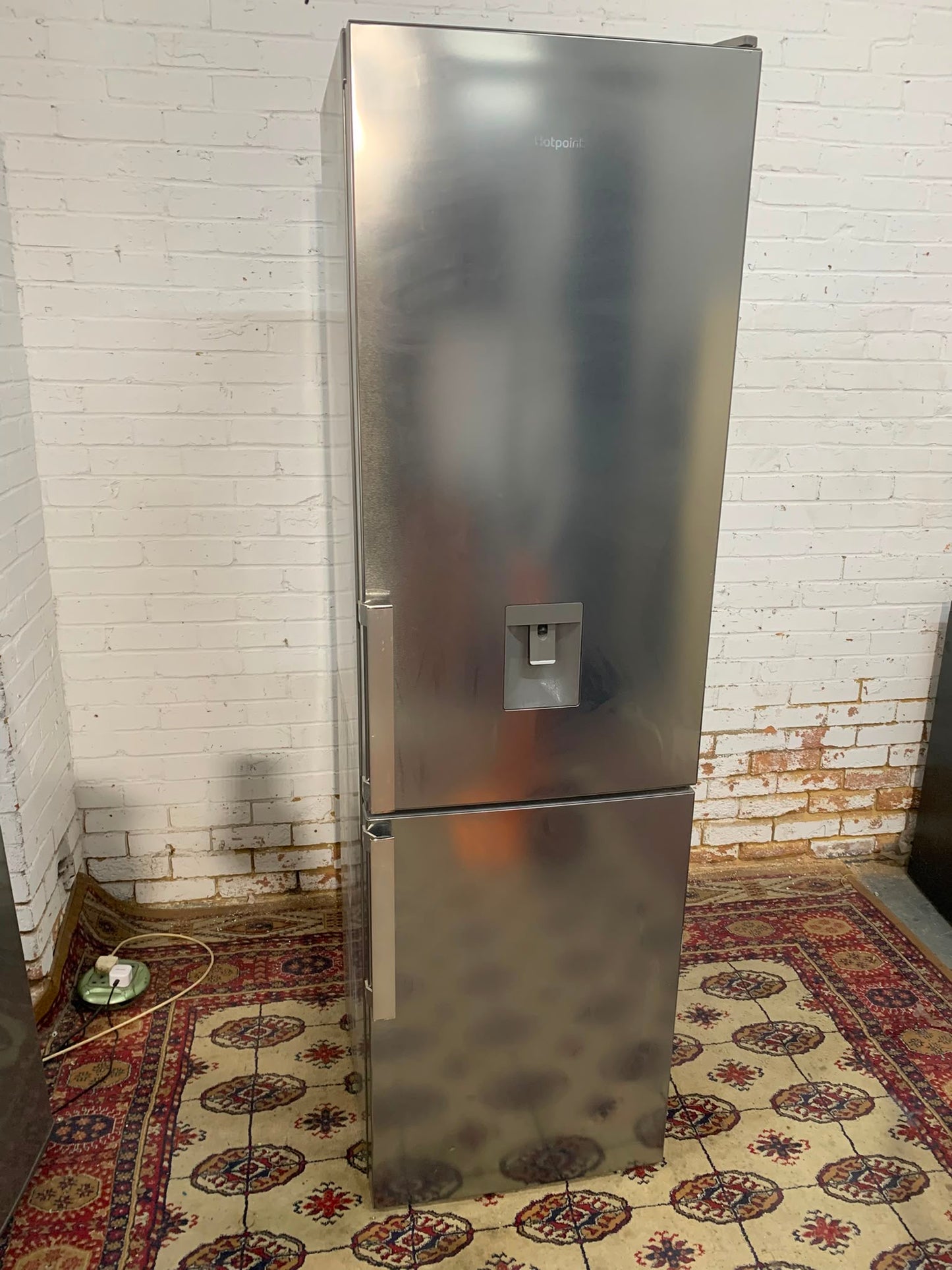 Tall 2M HotPoint Stainless Steel With Water Dispenser Fridge Freezer For Sale