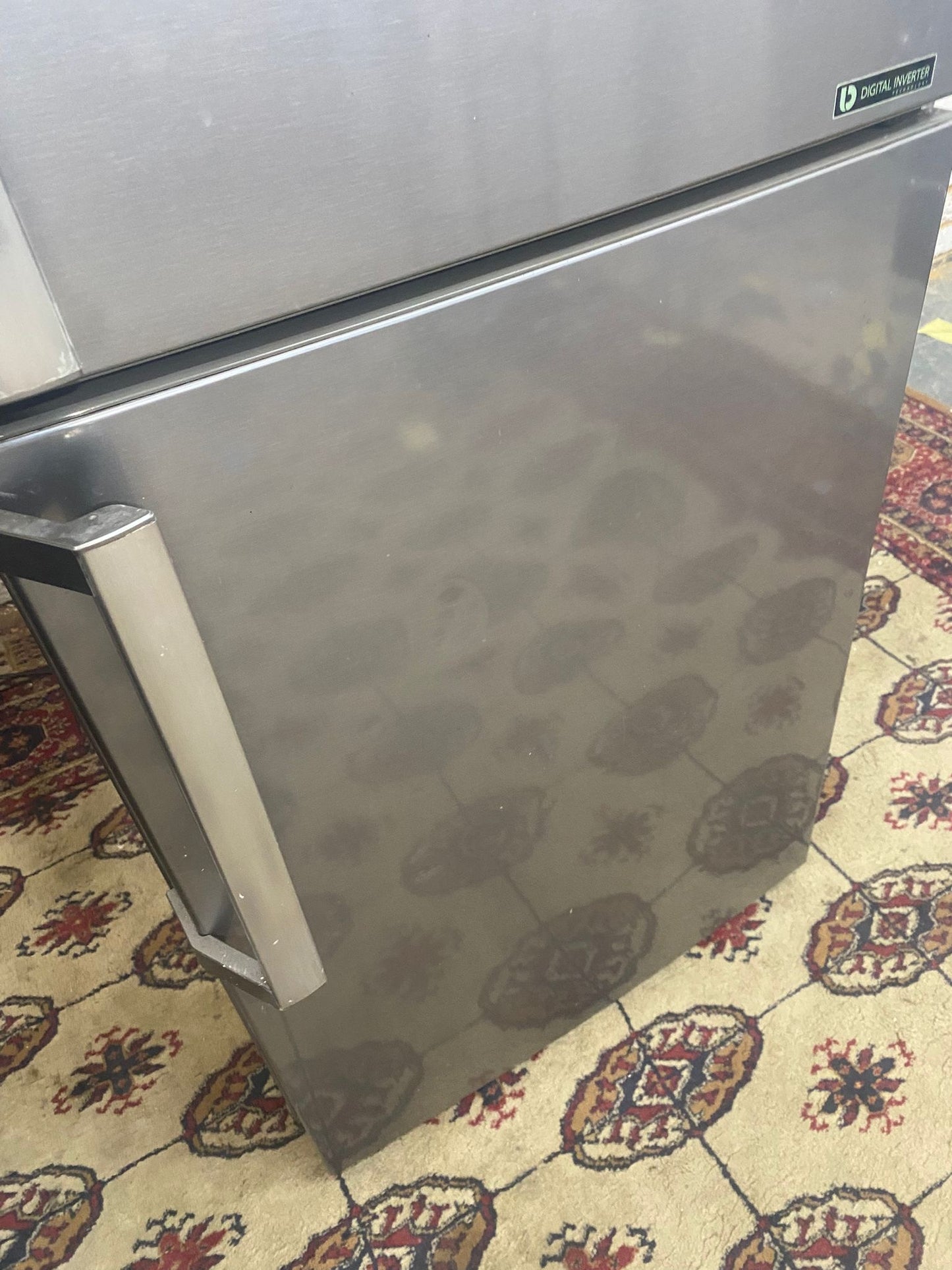 Samsung Digital Inverter Silver Grey Fridge Freezer For Sale