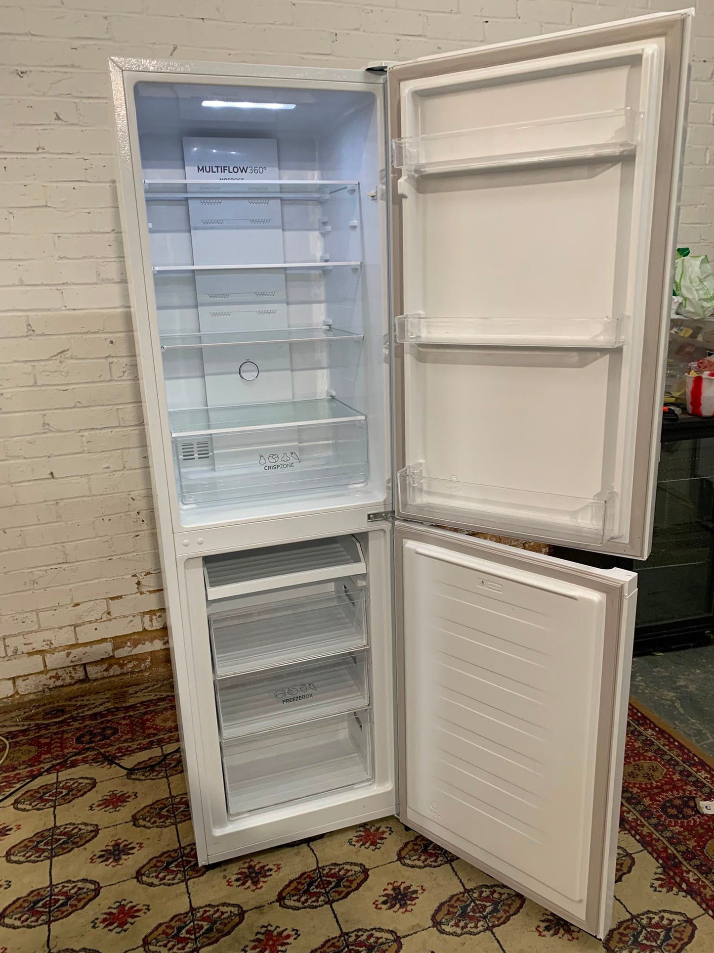 Tall 180CM FridgeMaster White Fridge Freezer For Sale