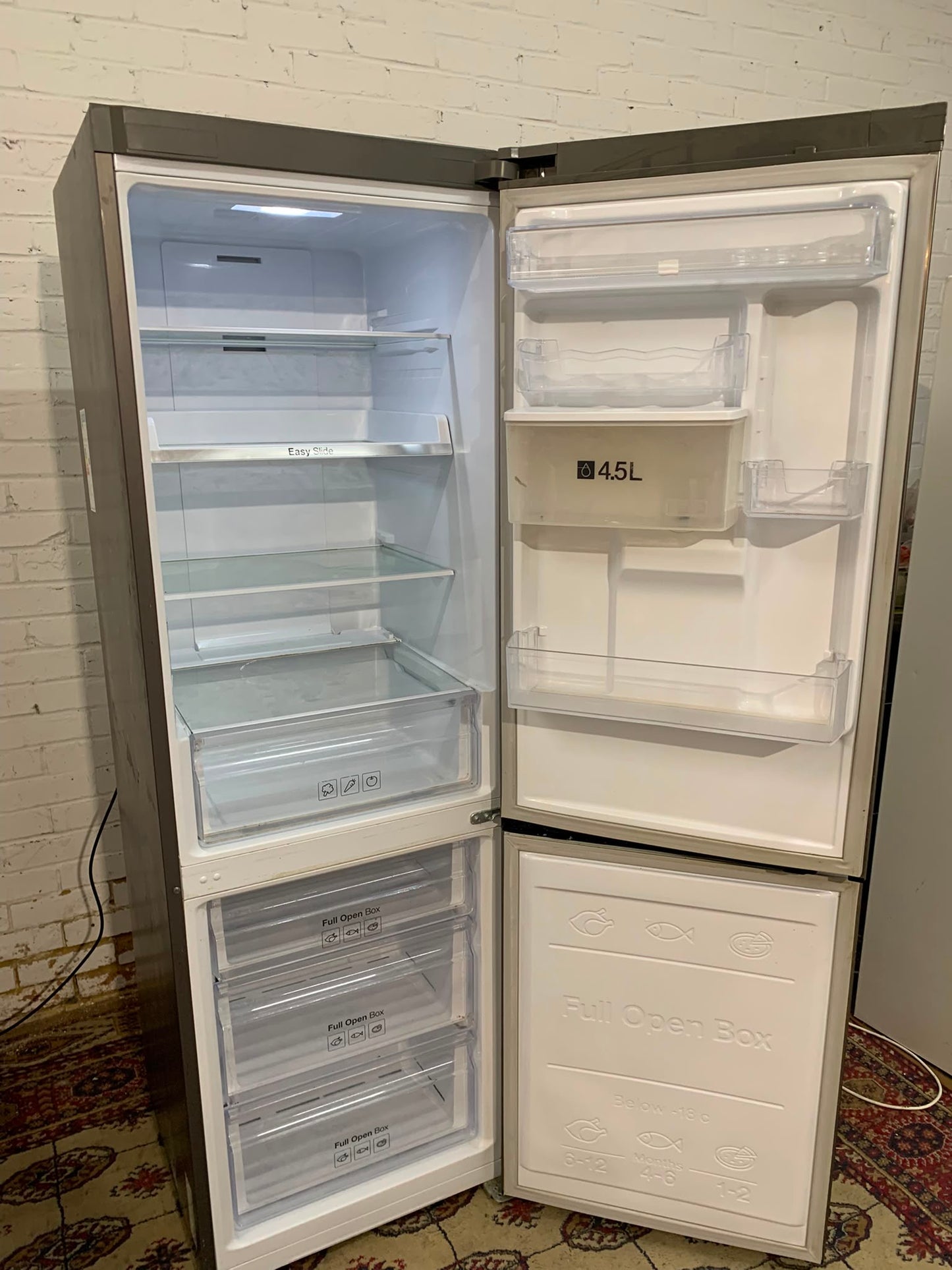 Samsung 185CM Tall Stainless Steel Fridge Freezer Only For Sale