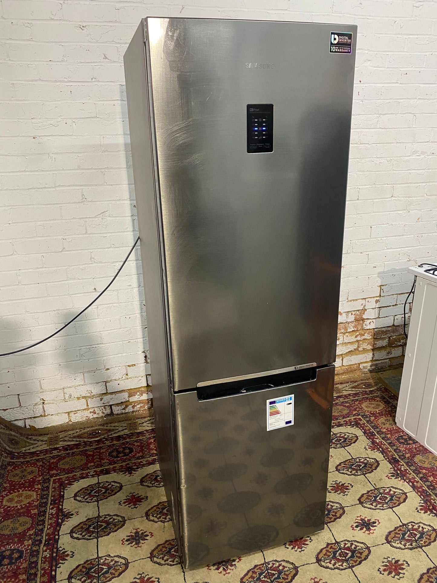 Tall Samsung Stainless Steel Fridge Freezer For Sale