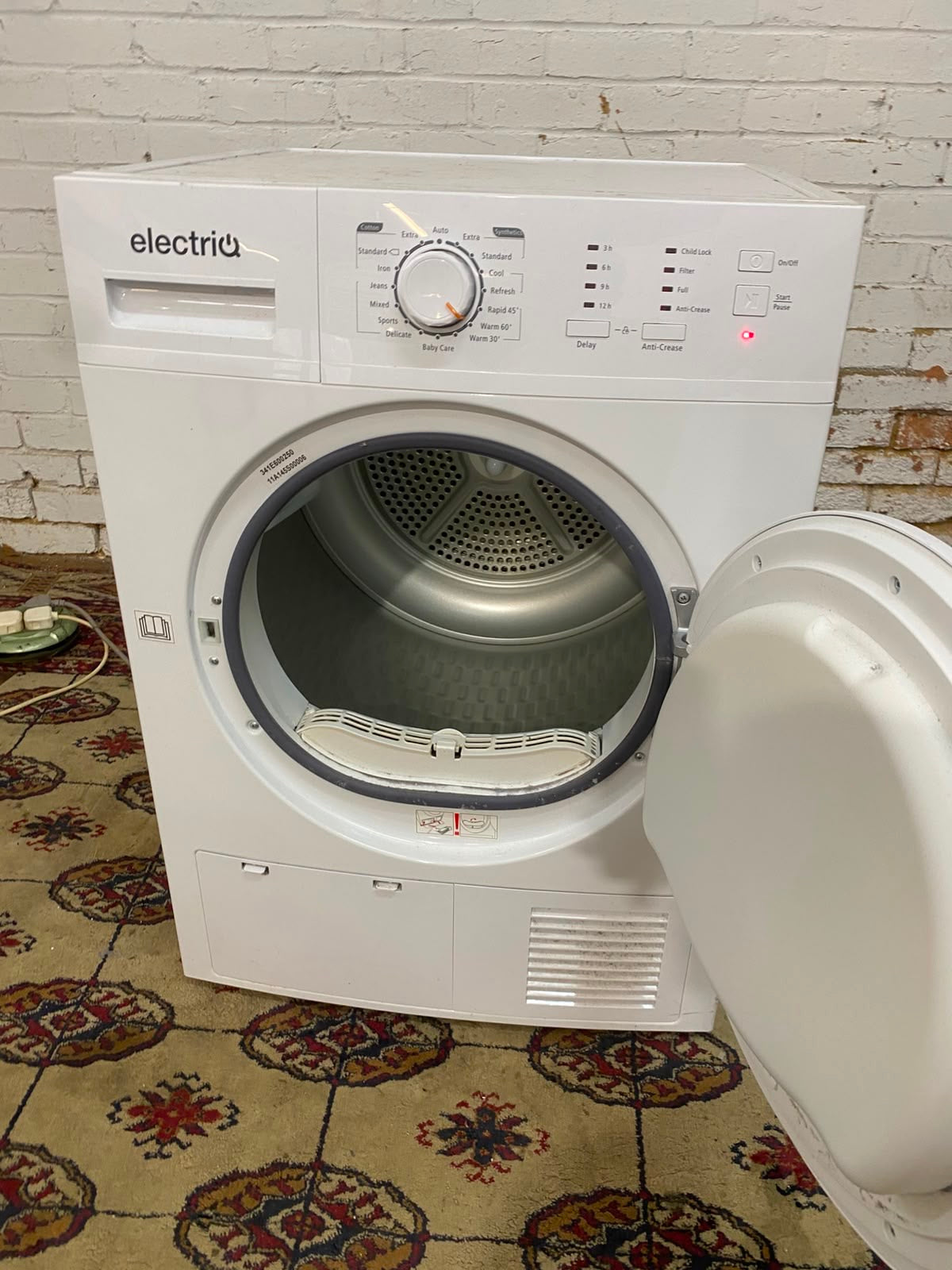 Electria 8KG Condenser Dryer With Light Inside For Sale