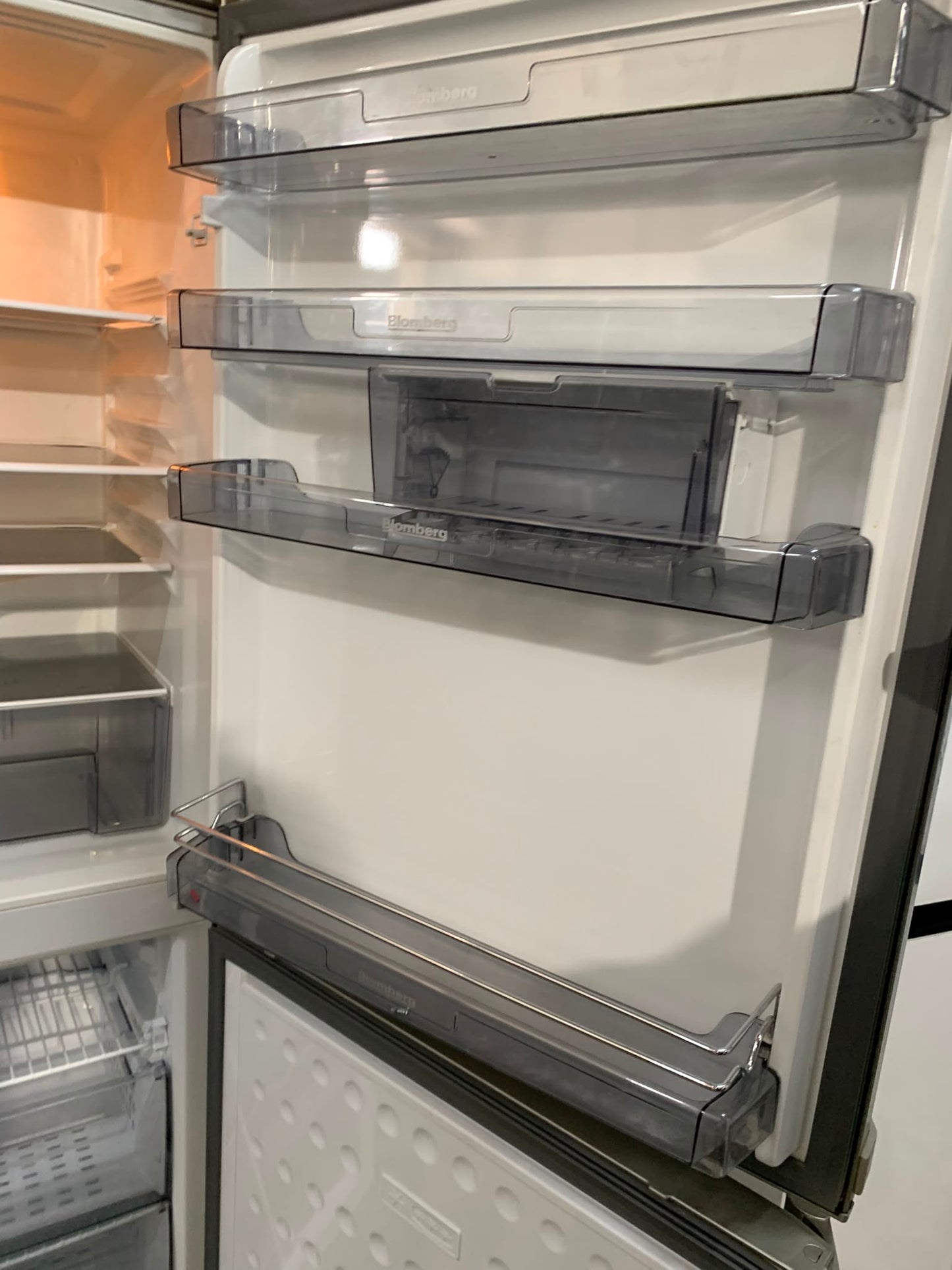 BlomBerg Stainless Steel Fridge Freezer For Sale