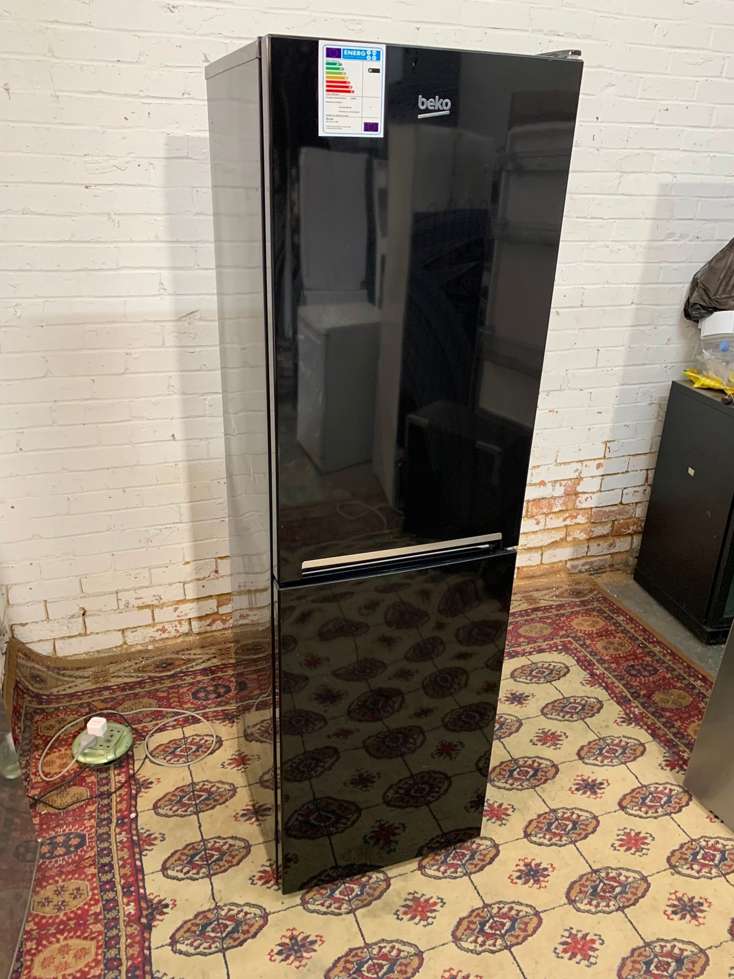 Beko Black Fridge Freezer For Sale