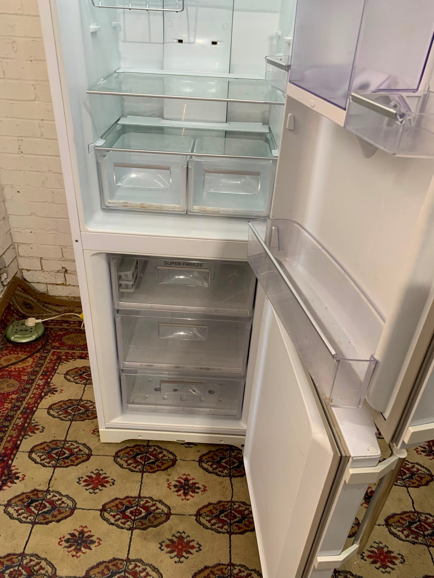 Tall HotPoint White Fridge Freezer With Water Dispenser For Sale