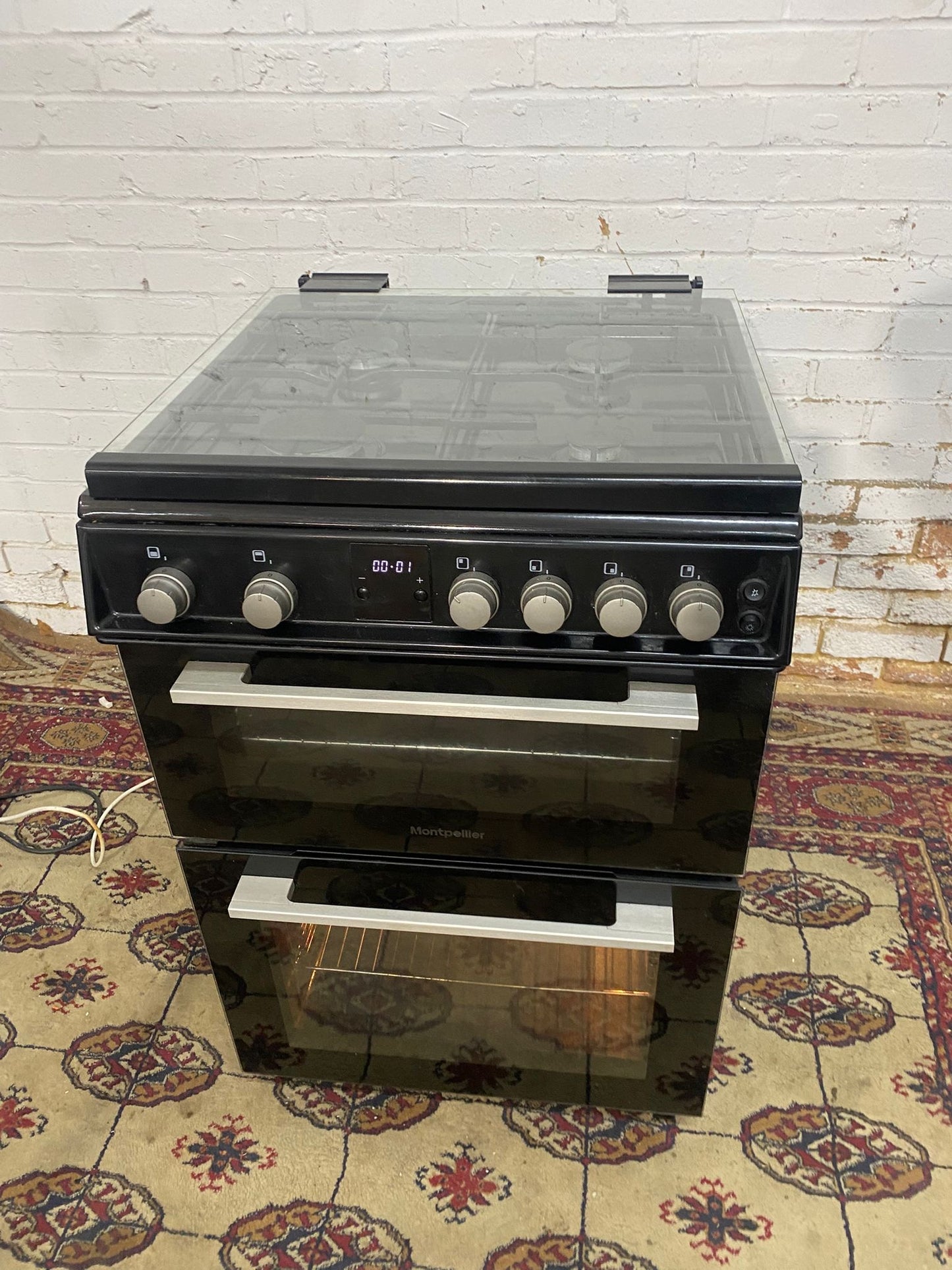 Black 60 CM Gas Cooker With Oven/Grill For Sale