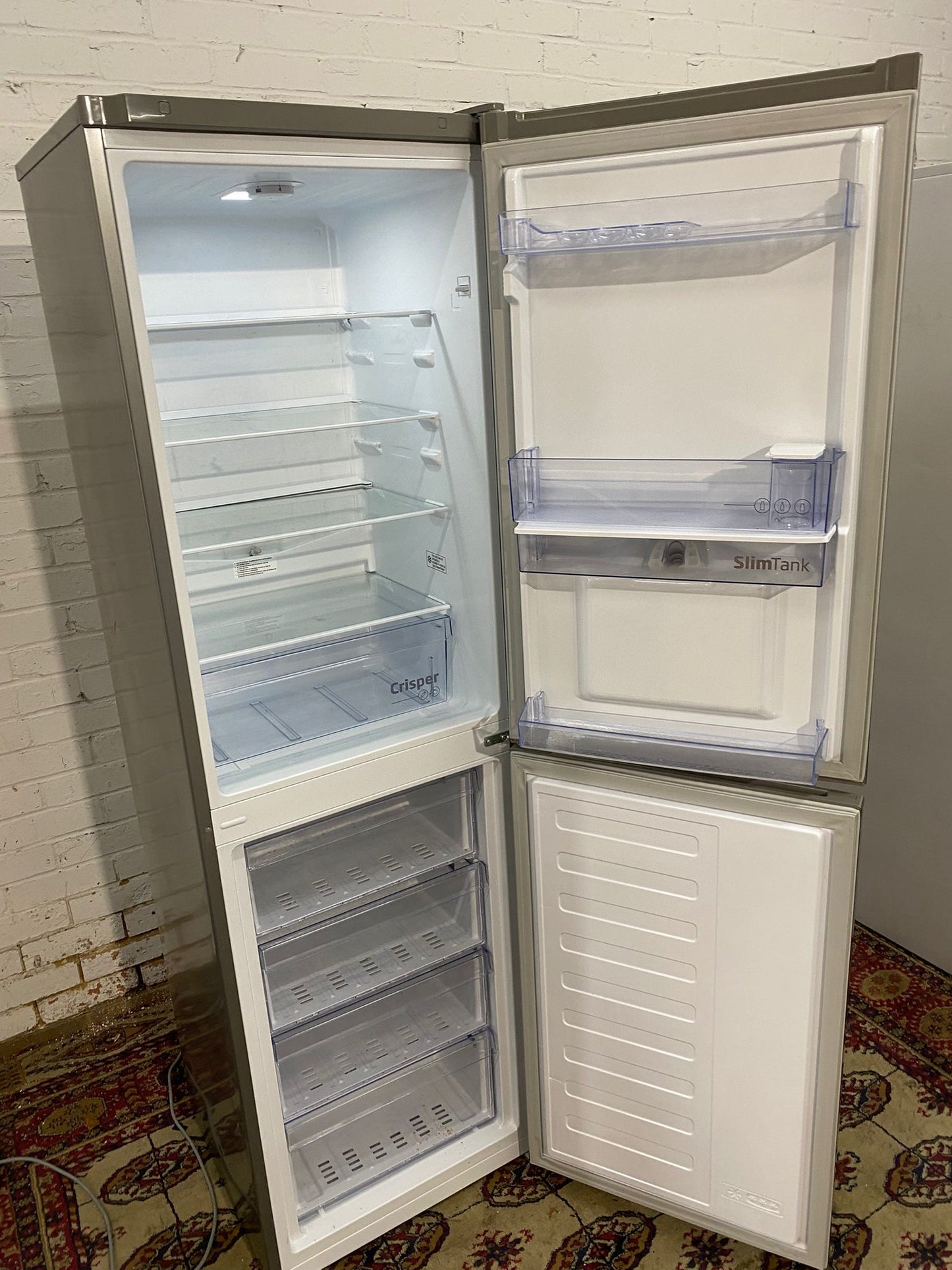 Beko Grey Water Dispenser Fridge Freezer For Sale