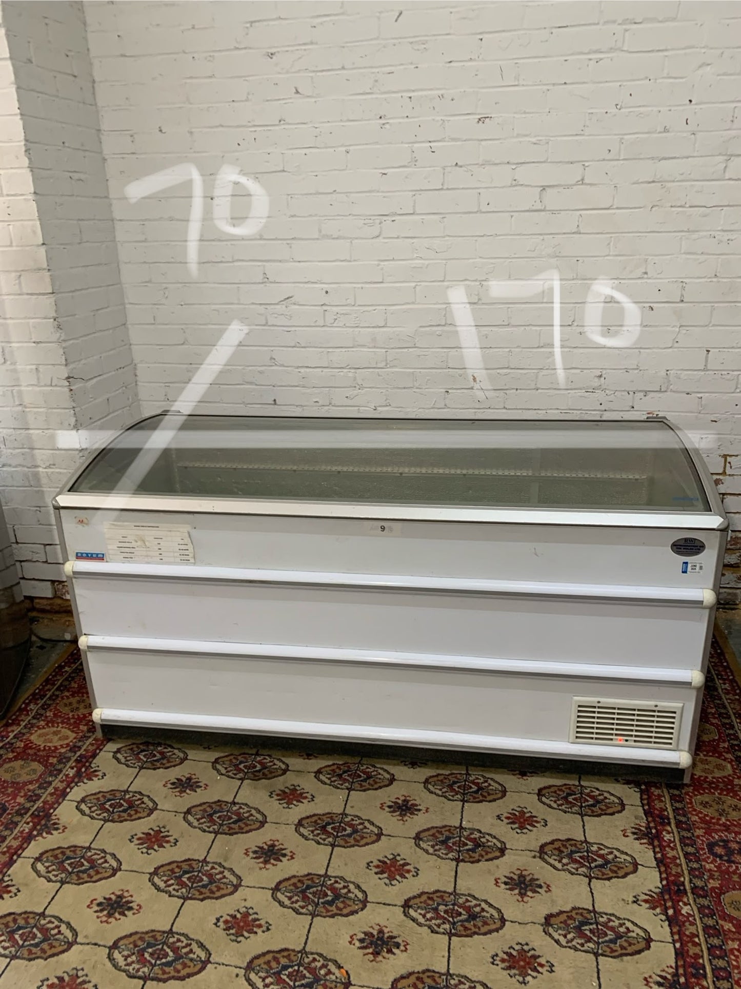 ✅🚐🚐 1.7M Long Commercial Glass Chest Freezer For Sale