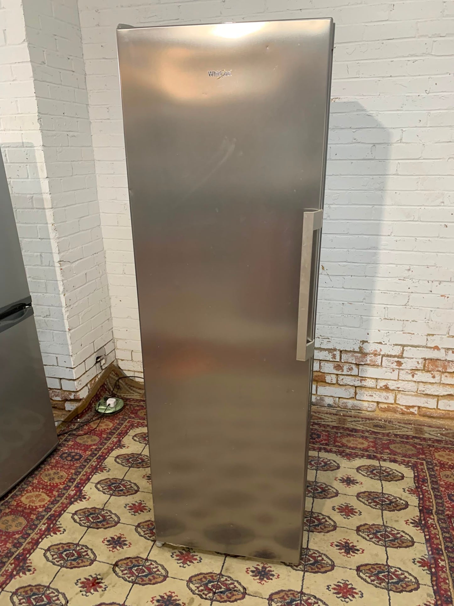 Full Size Whirlpool Stainless Standing Freezer For Sale