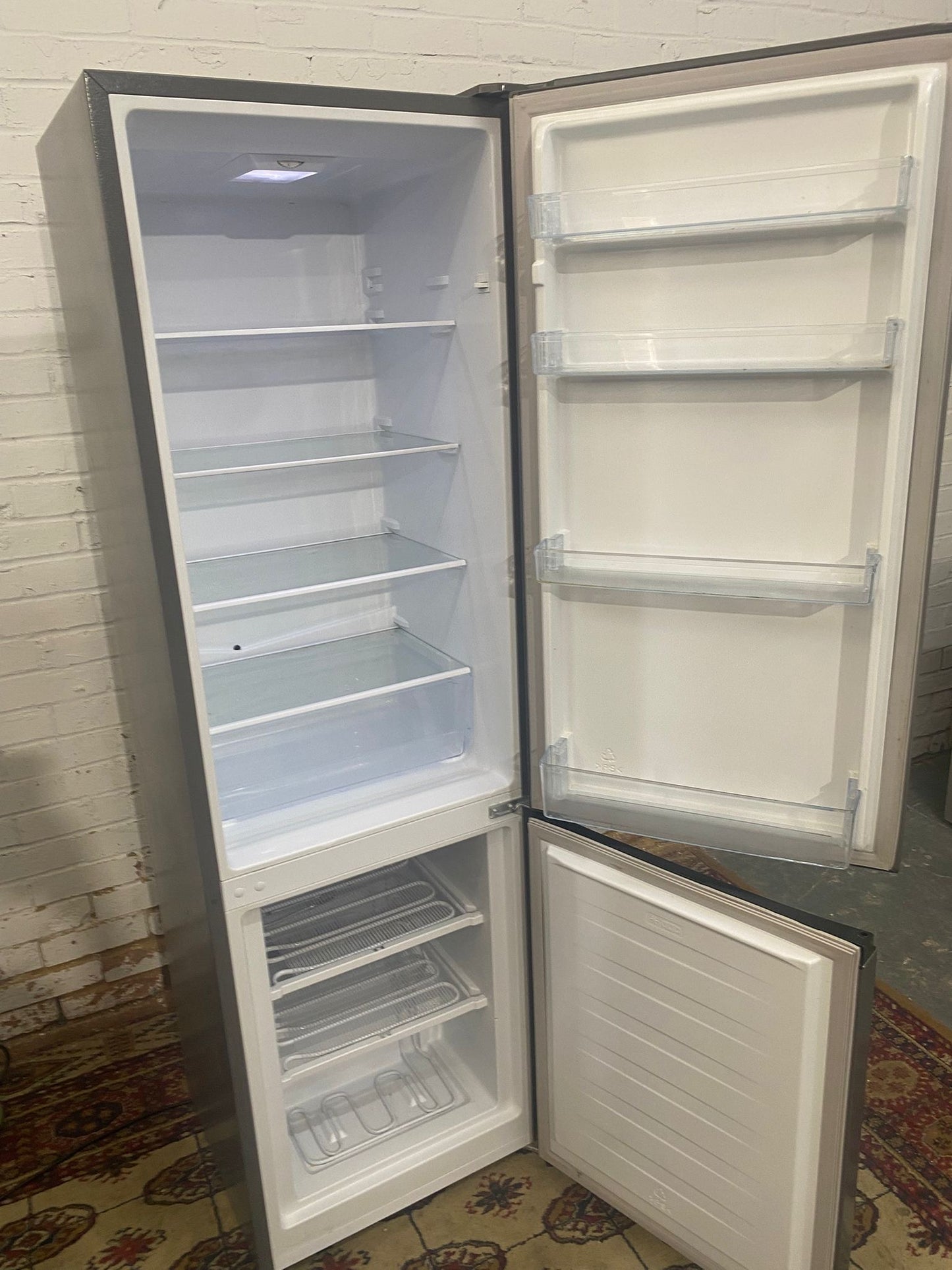 FridgeMaster Grey Fridge Freezer For Sale