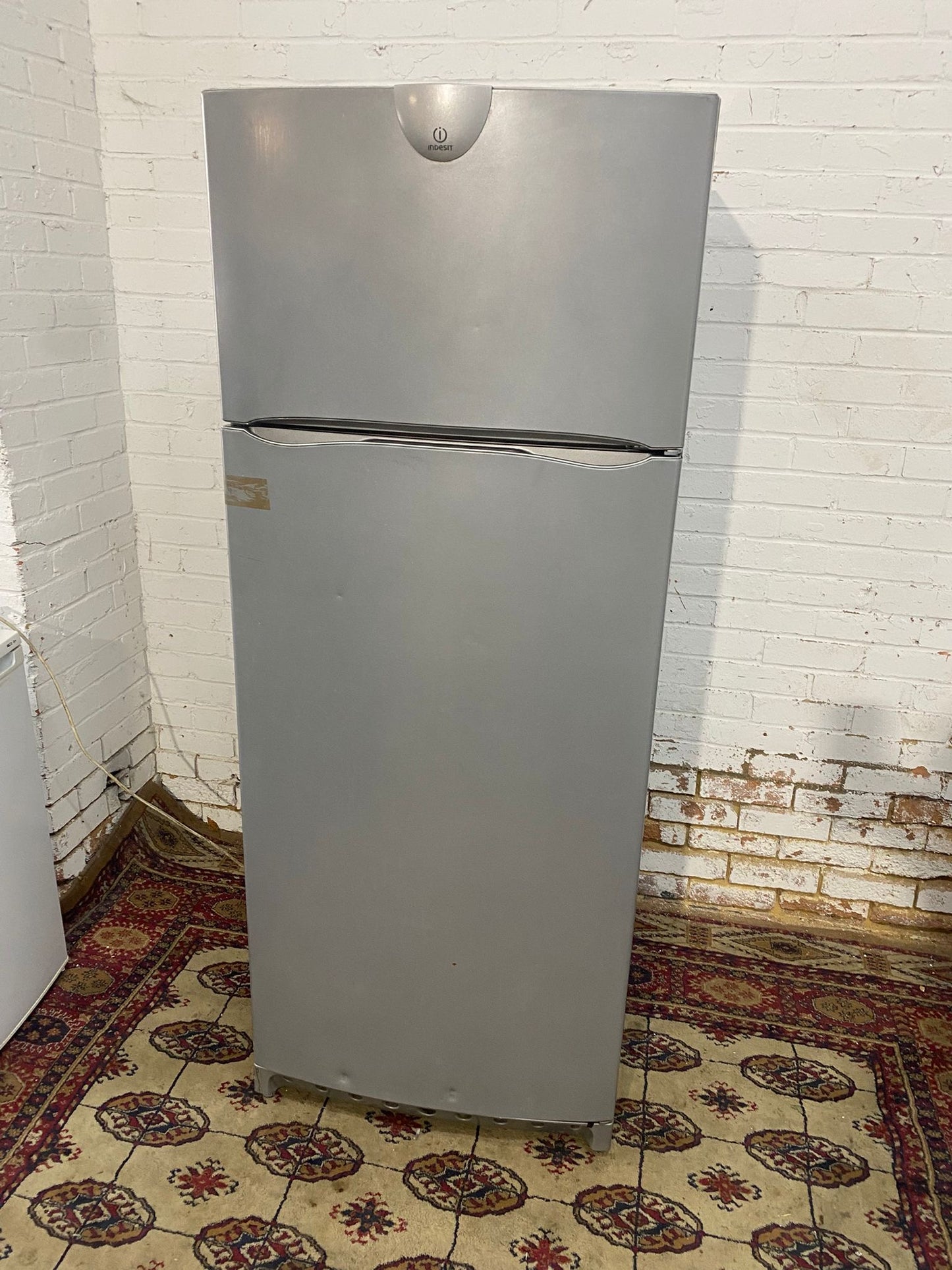 Indesit 70 CM Wide Grey Fridge Freezer On Top For Sale