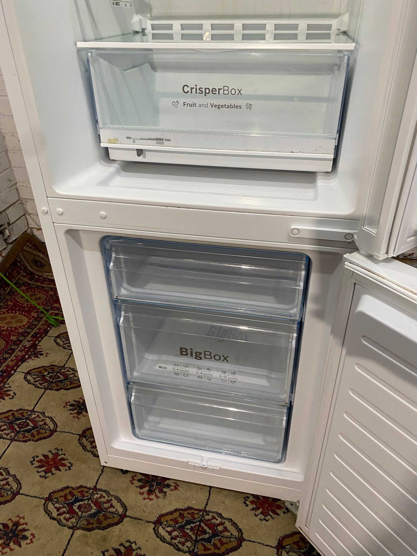 Tall Bosch White Fridge Freezer For Sale