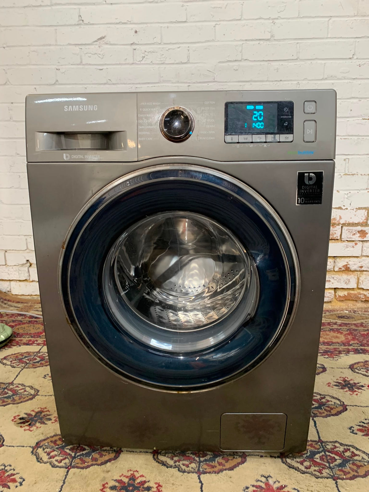 Samsung EcoBubble 9KG Stainless Steel Washing Machine For Sale