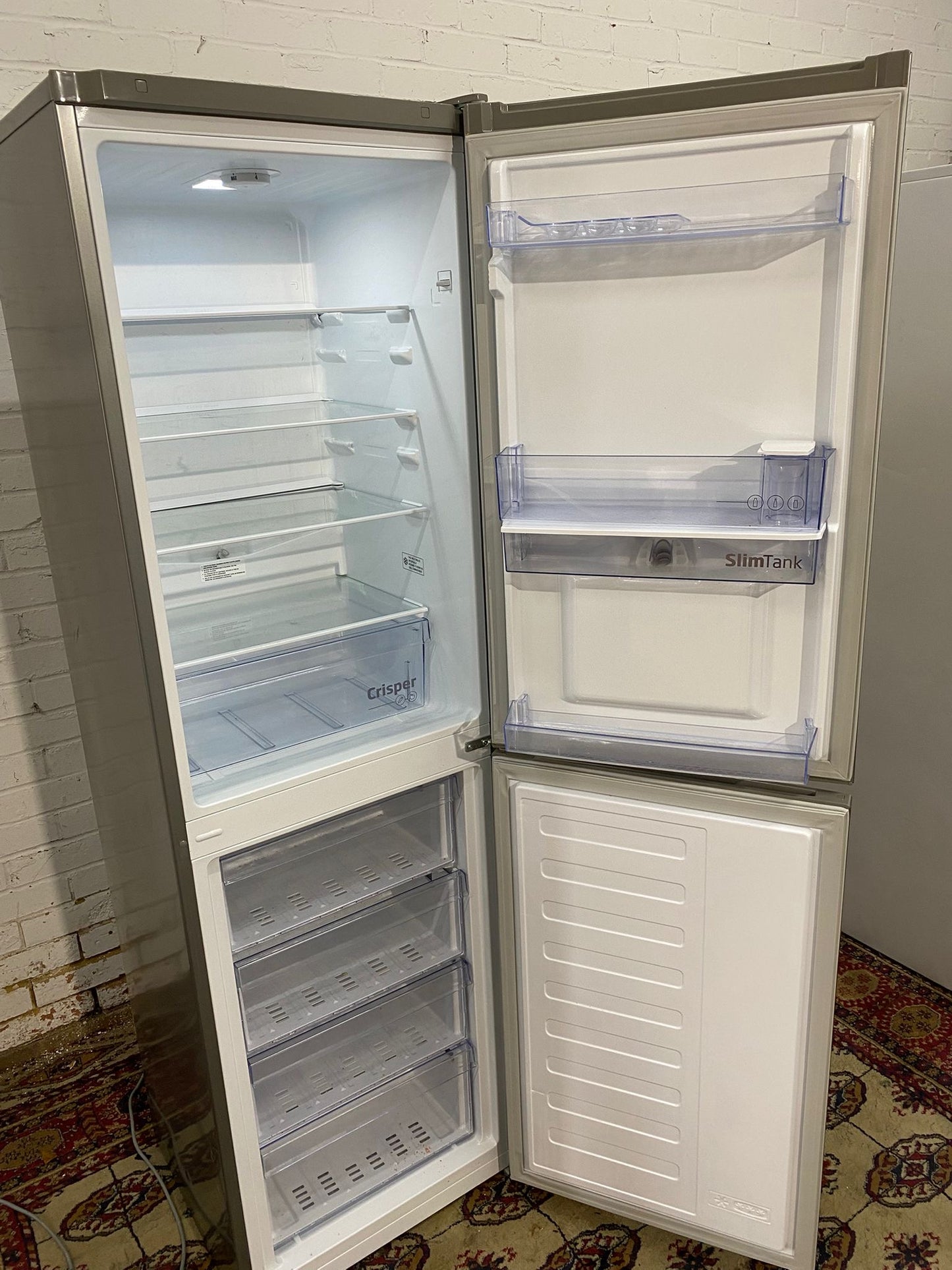 Beko Grey Water Dispenser Fridge Freezer For Sale