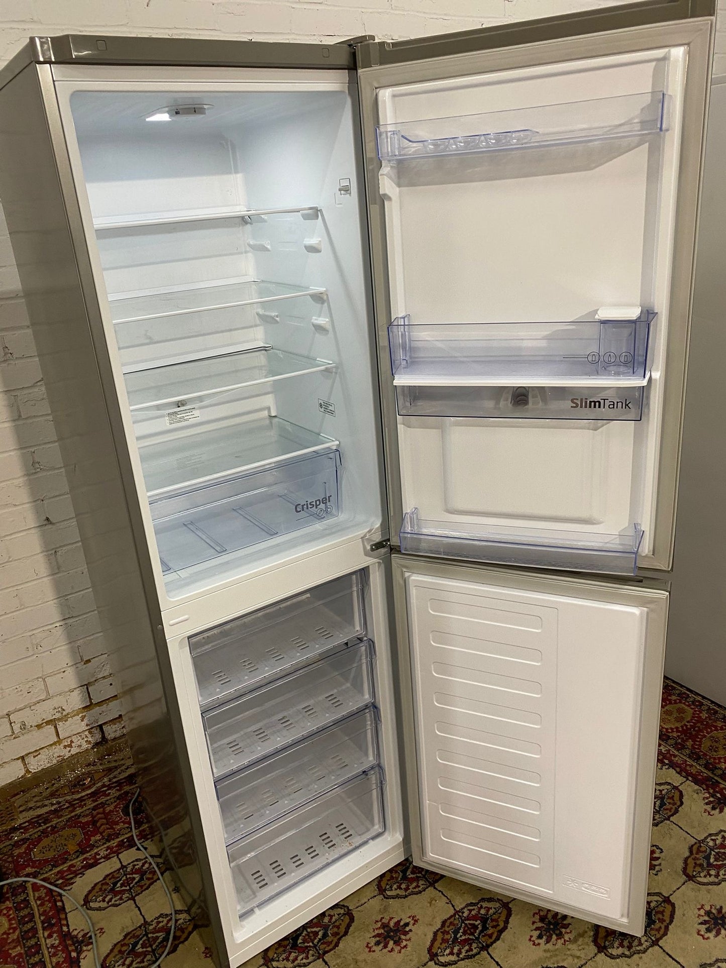 Beko Grey Water Dispenser Fridge Freezer For Sale